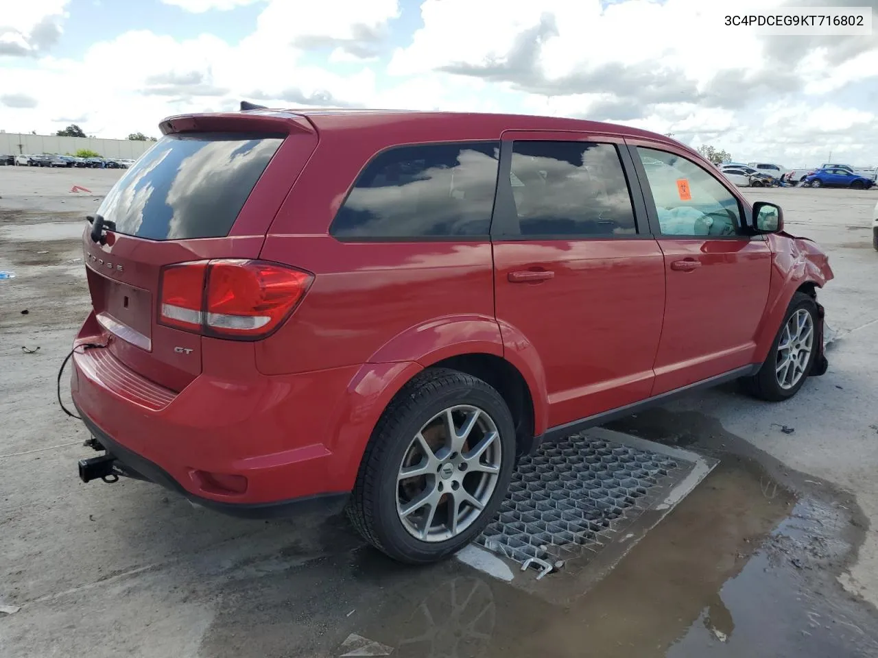 2019 Dodge Journey Gt VIN: 3C4PDCEG9KT716802 Lot: 59024174