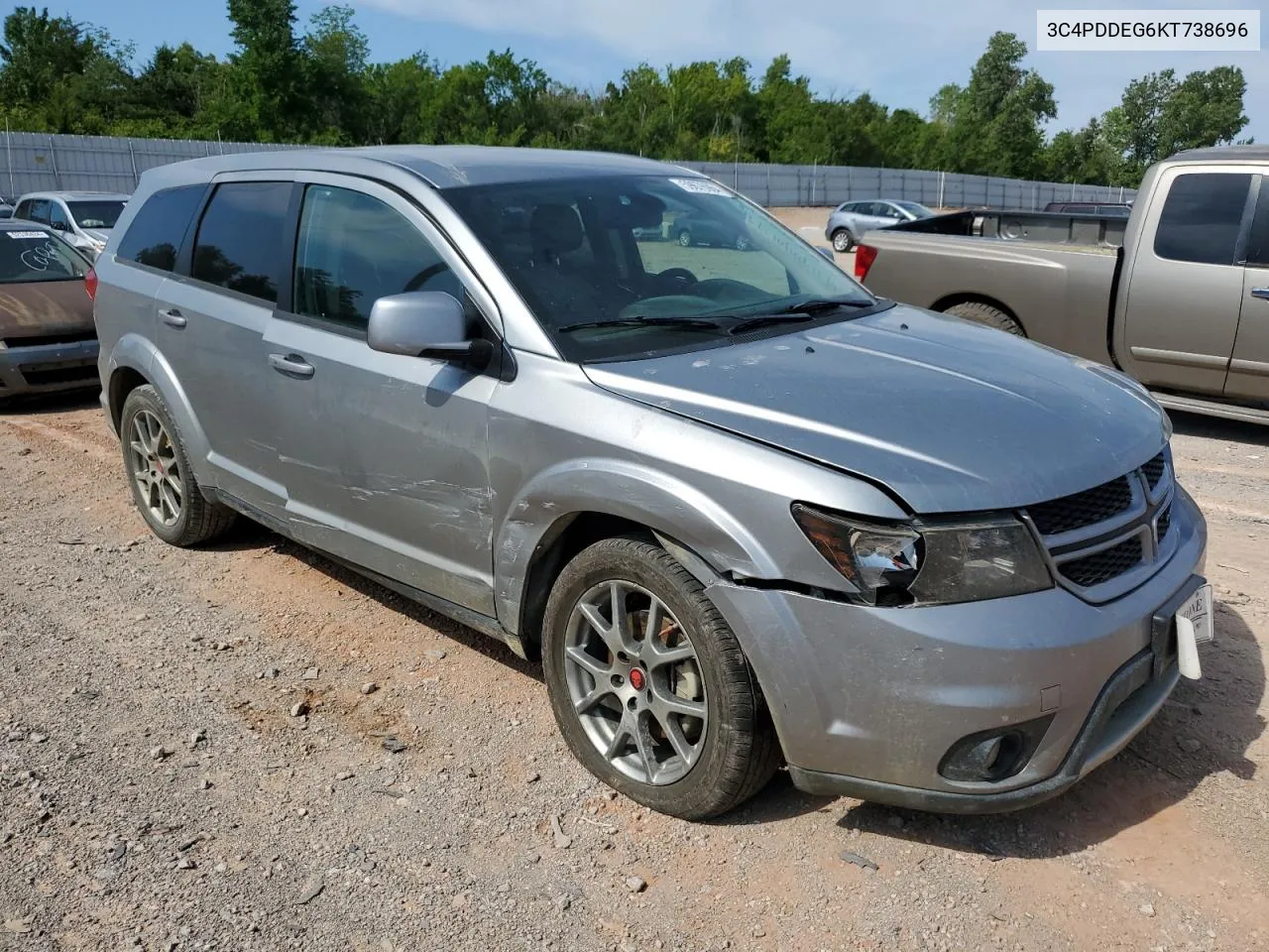 2019 Dodge Journey Gt VIN: 3C4PDDEG6KT738696 Lot: 59676964