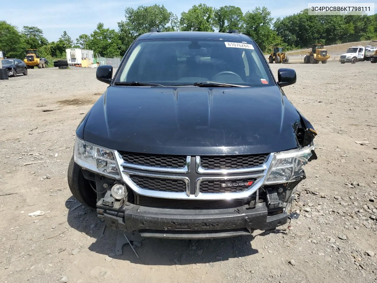 2019 Dodge Journey Se VIN: 3C4PDCBB6KT798111 Lot: 61076284