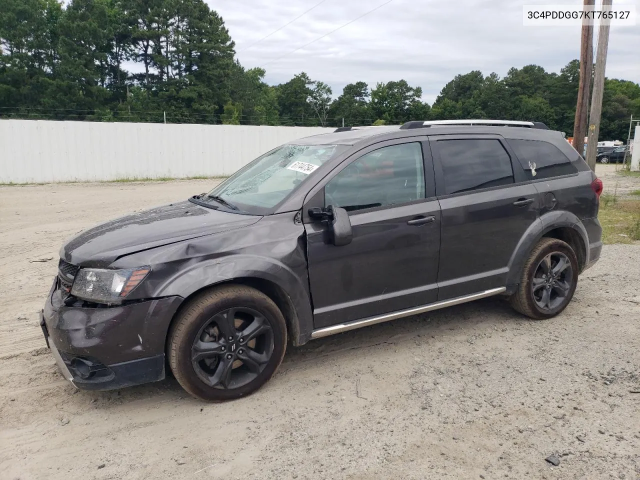 3C4PDDGG7KT765127 2019 Dodge Journey Crossroad