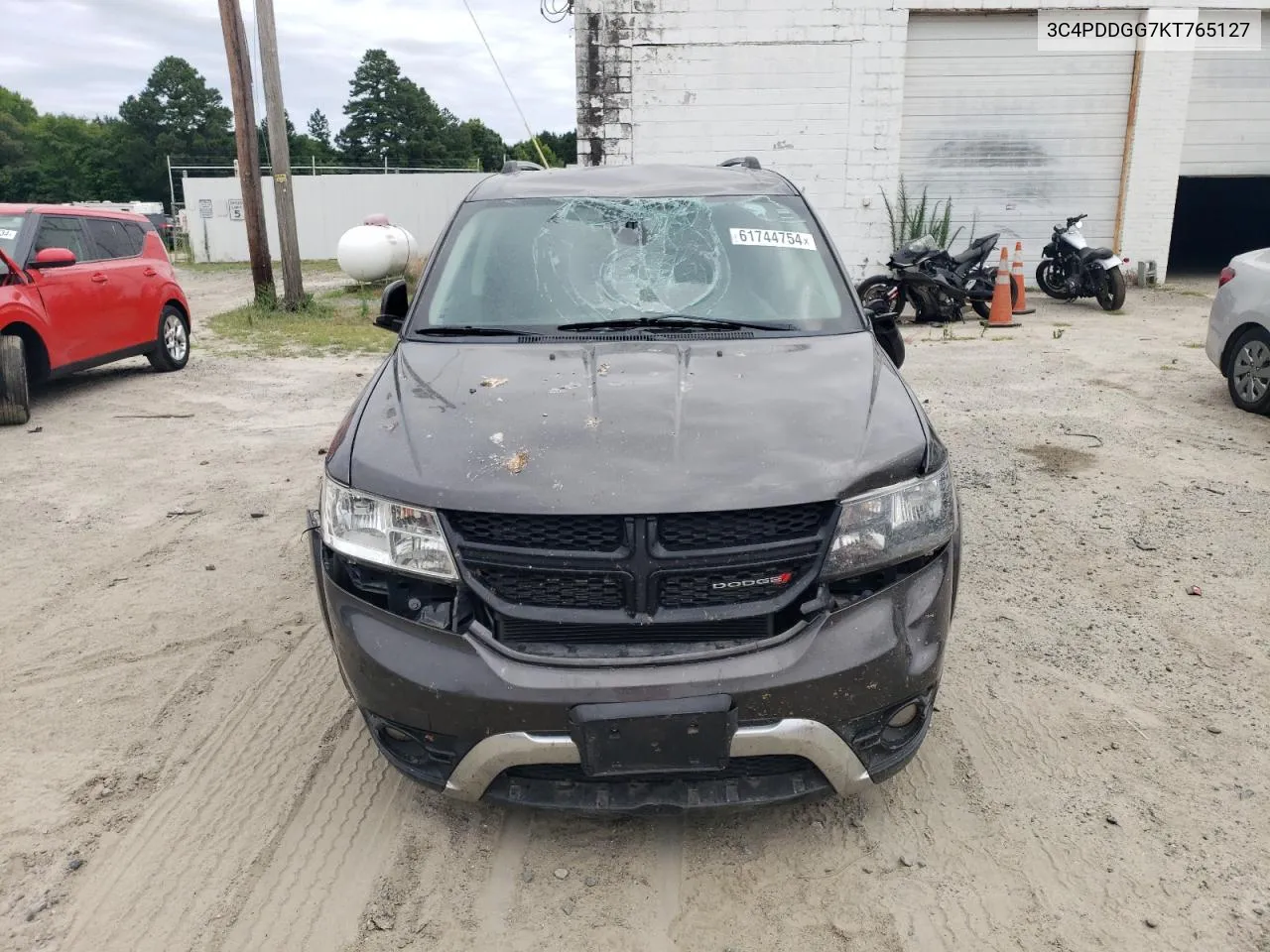 2019 Dodge Journey Crossroad VIN: 3C4PDDGG7KT765127 Lot: 61744754