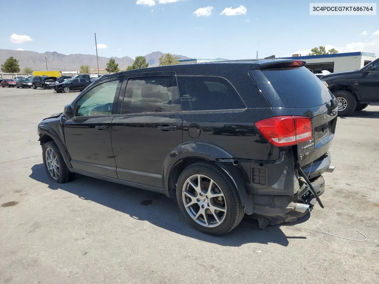 2019 Dodge Journey Gt VIN: 3C4PDCEG7KT686764 Lot: 62692984