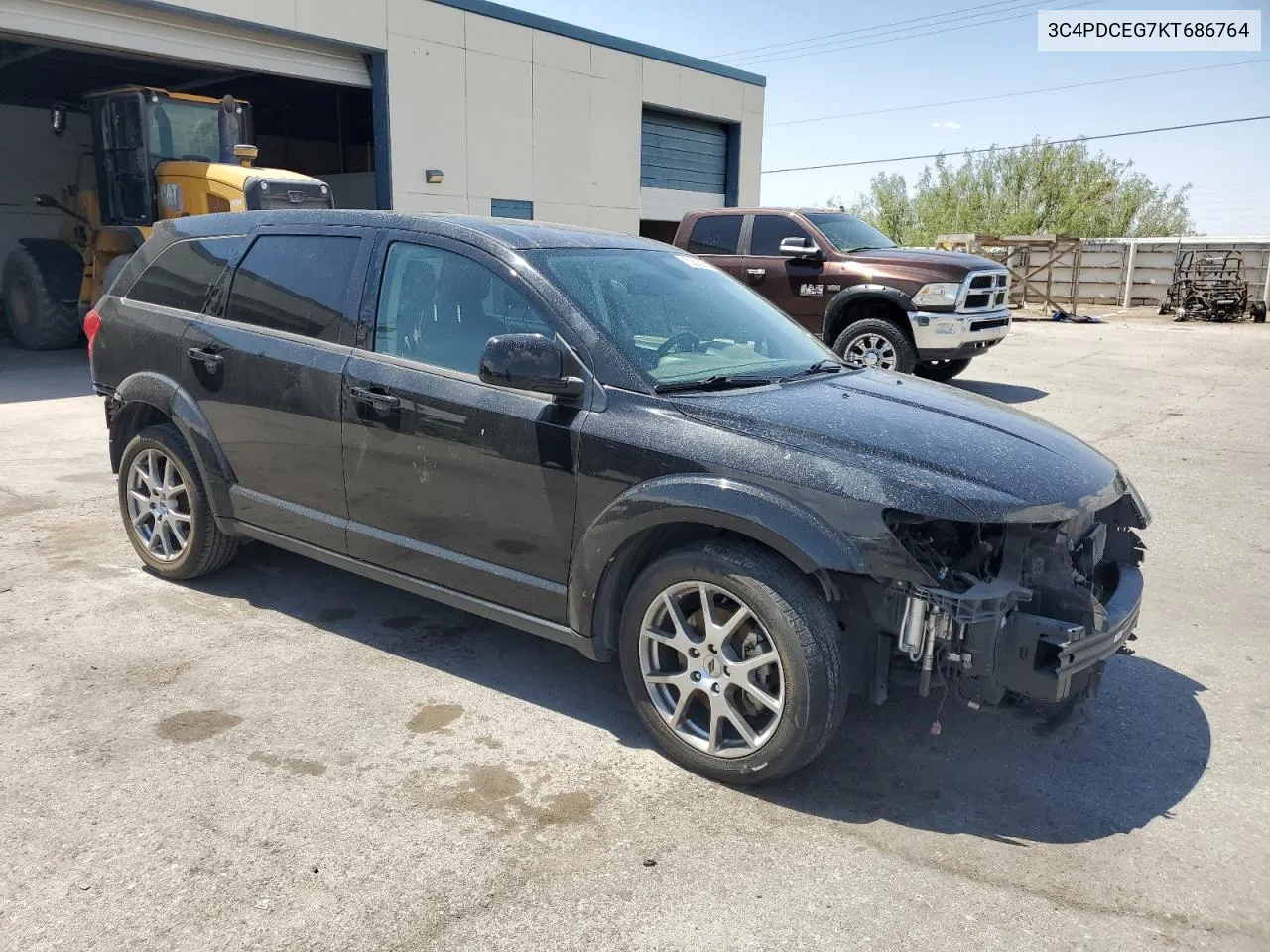 2019 Dodge Journey Gt VIN: 3C4PDCEG7KT686764 Lot: 62692984