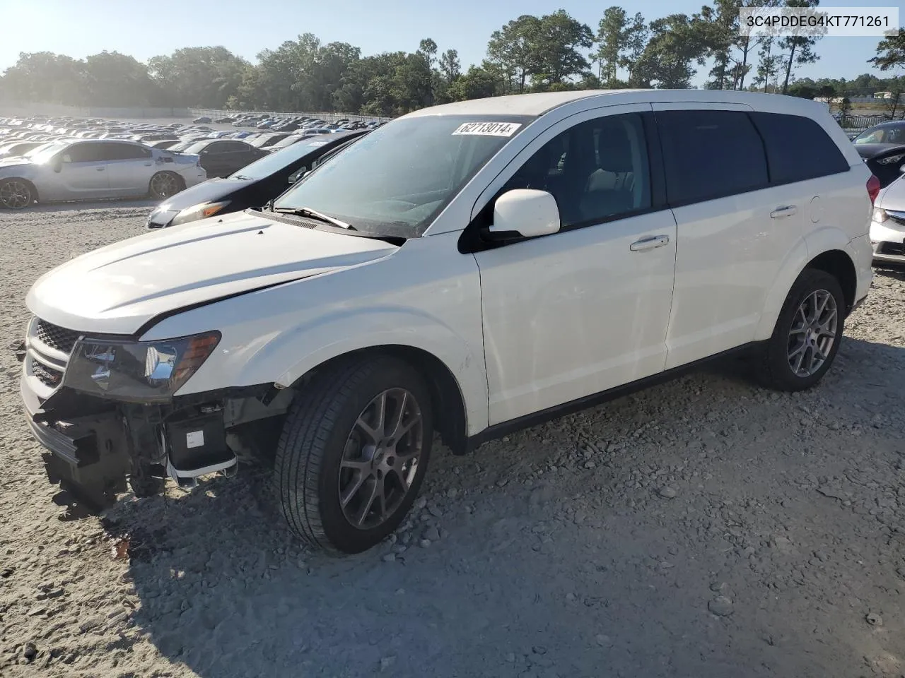 2019 Dodge Journey Gt VIN: 3C4PDDEG4KT771261 Lot: 62713014