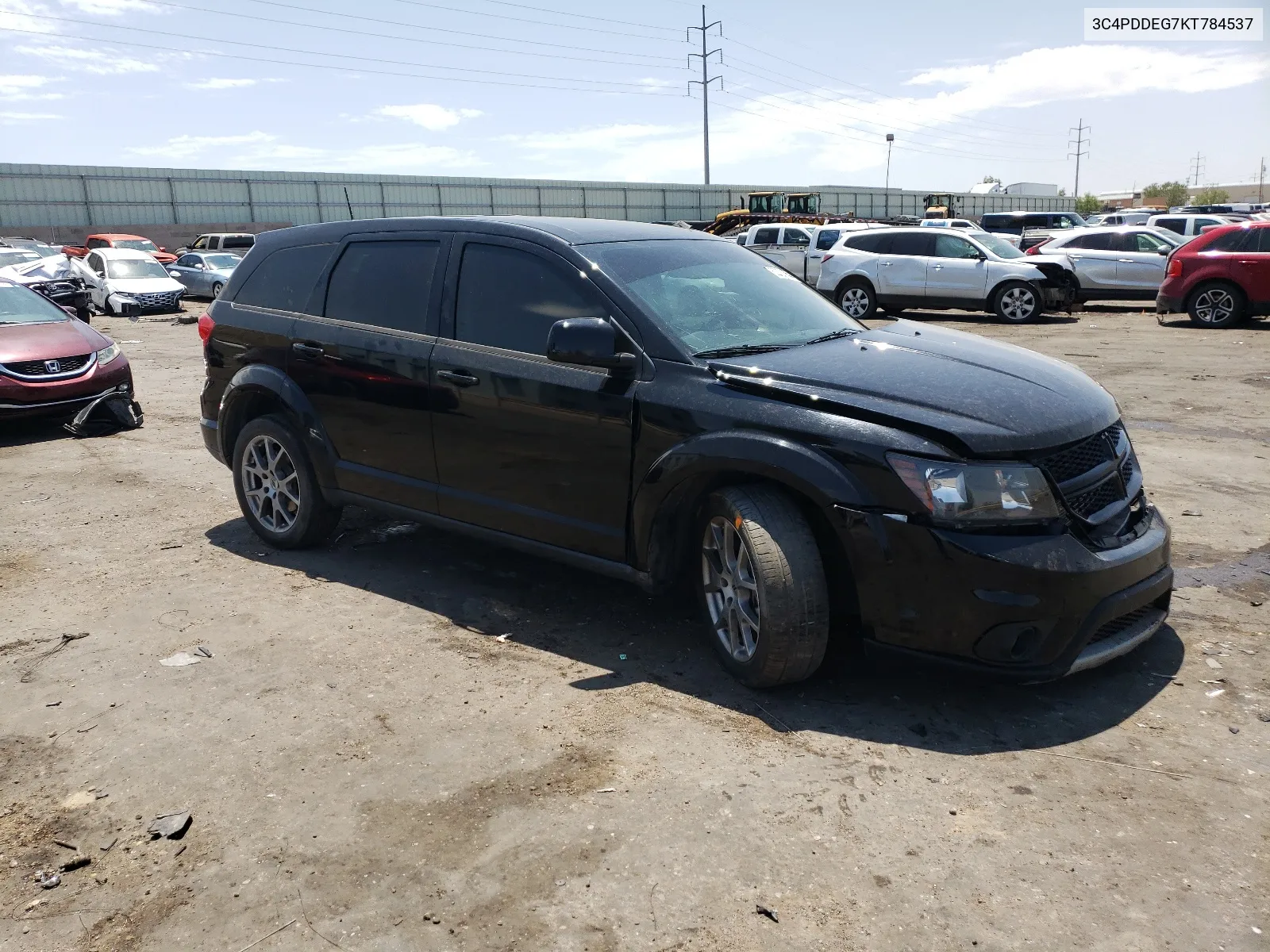 2019 Dodge Journey Gt VIN: 3C4PDDEG7KT784537 Lot: 62824764