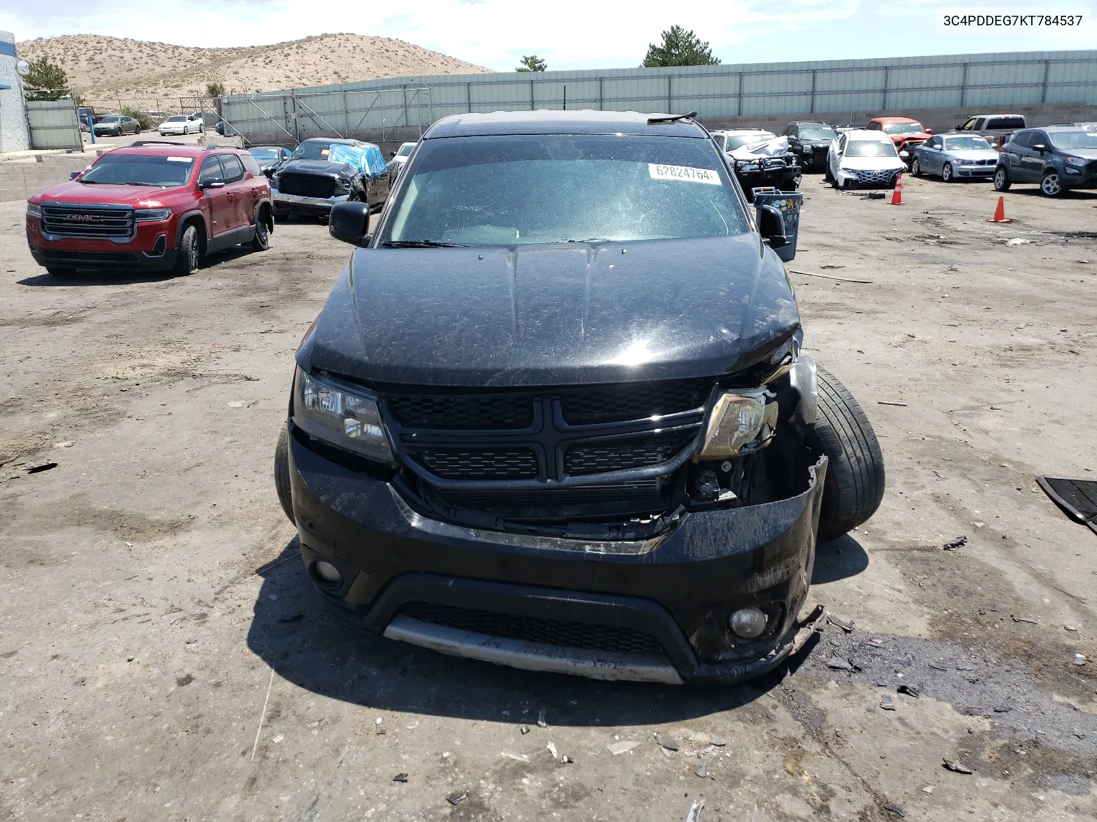 2019 Dodge Journey Gt VIN: 3C4PDDEG7KT784537 Lot: 62824764