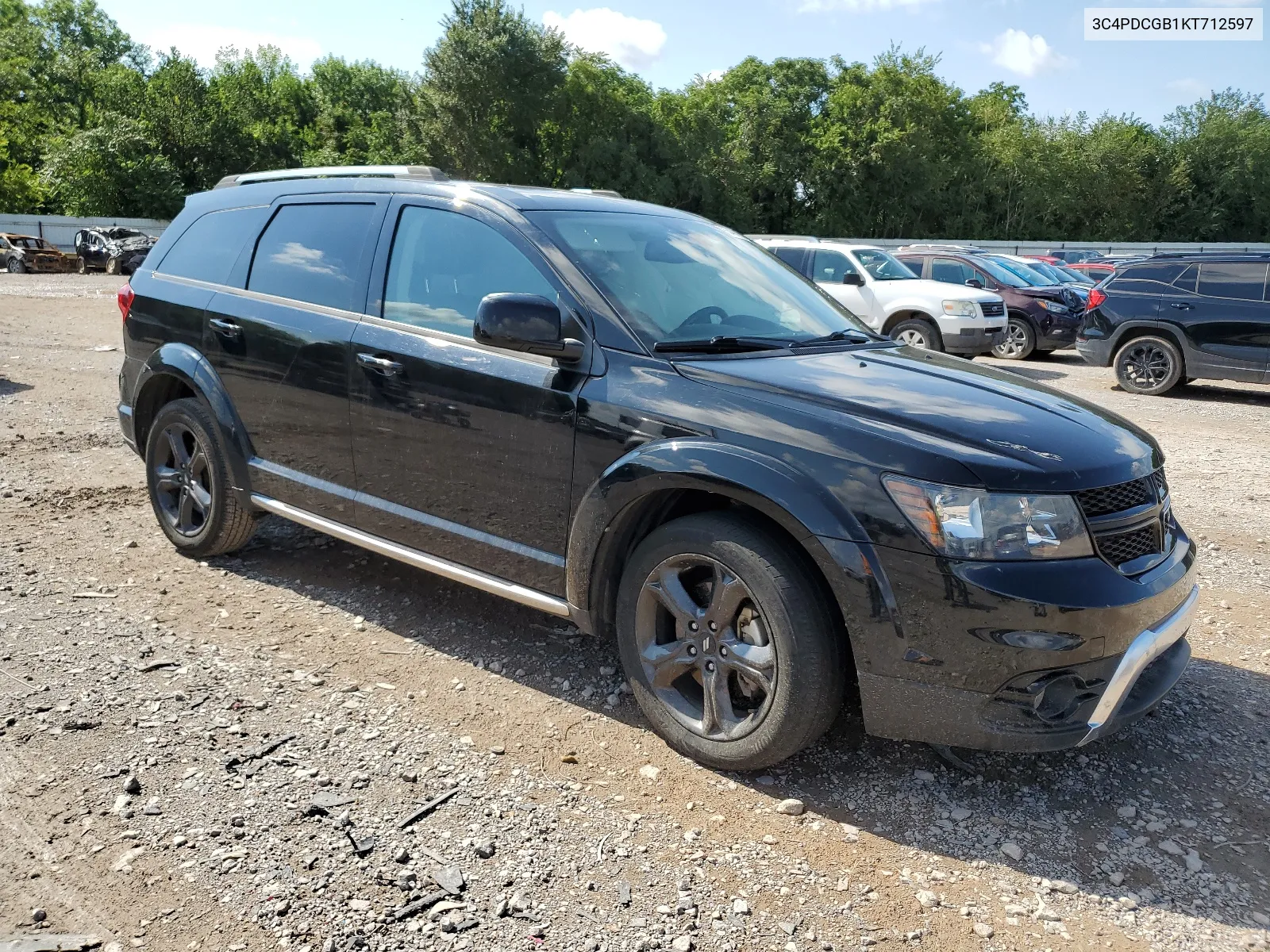 2019 Dodge Journey Crossroad VIN: 3C4PDCGB1KT712597 Lot: 63404834