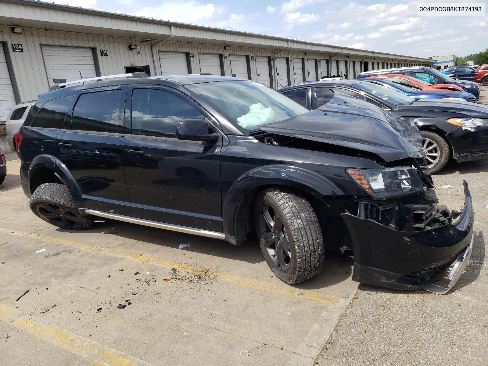 2019 Dodge Journey Crossroad VIN: 3C4PDCGB8KT874193 Lot: 63847774