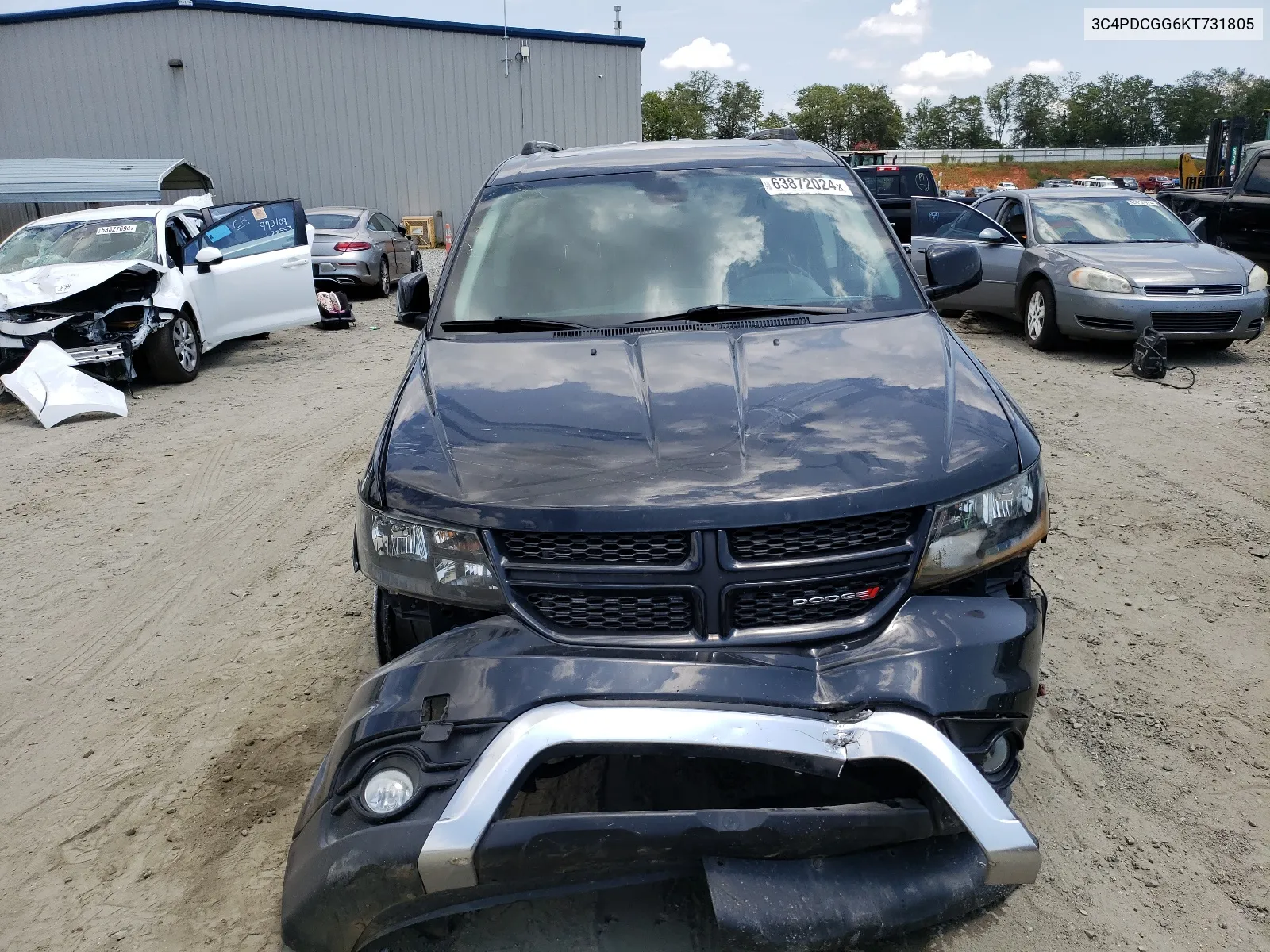 2019 Dodge Journey Crossroad VIN: 3C4PDCGG6KT731805 Lot: 63872024