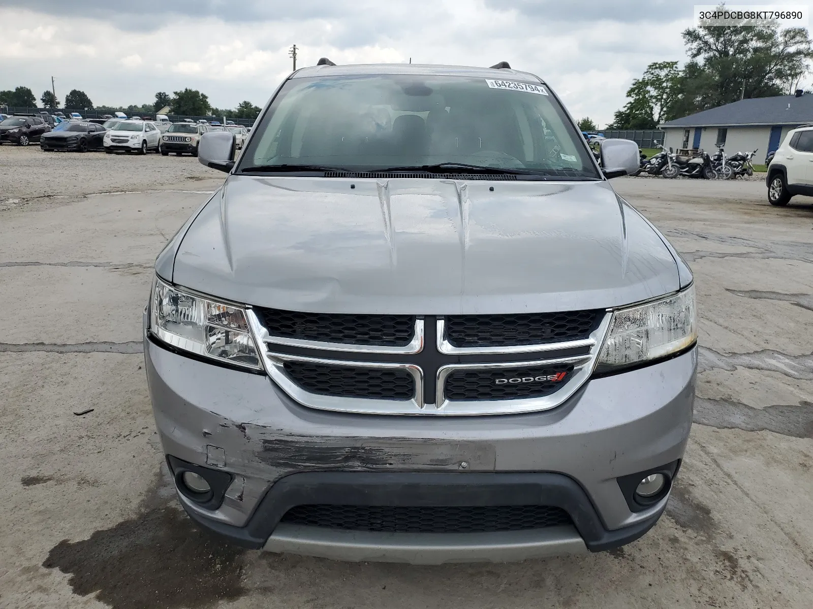 2019 Dodge Journey Se VIN: 3C4PDCBG8KT796890 Lot: 64235794