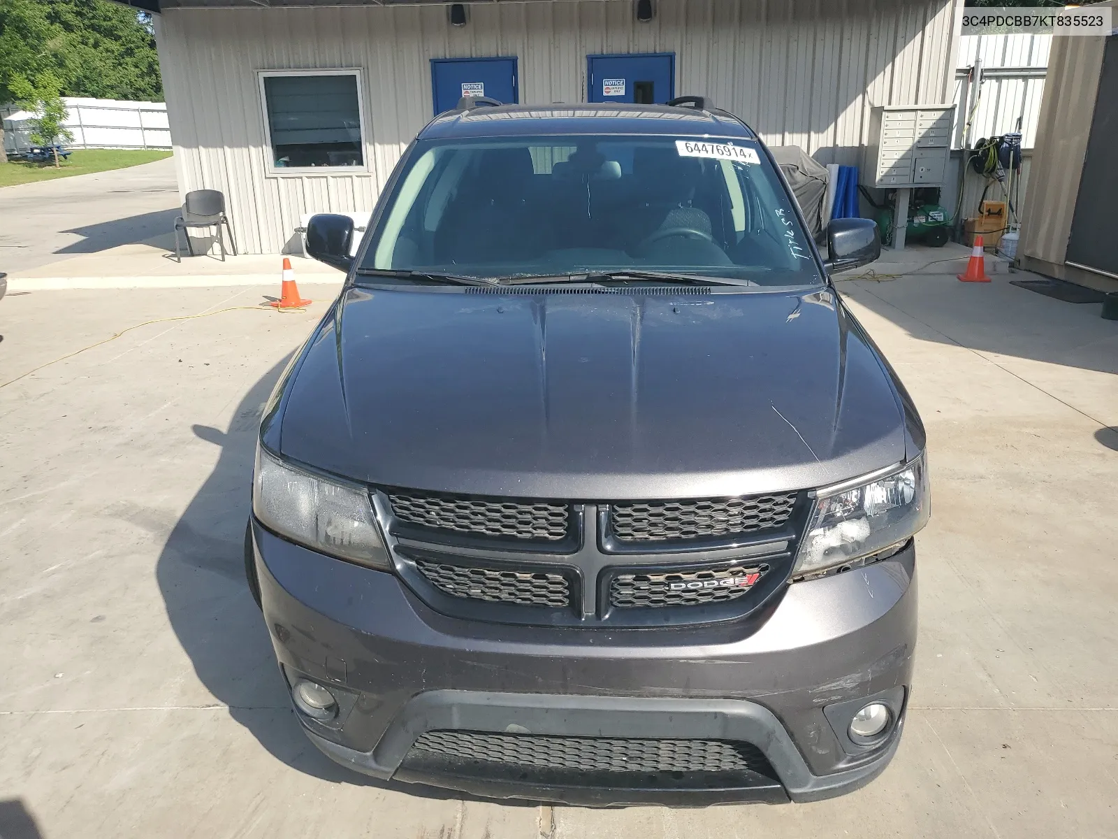 2019 Dodge Journey Se VIN: 3C4PDCBB7KT835523 Lot: 64476914