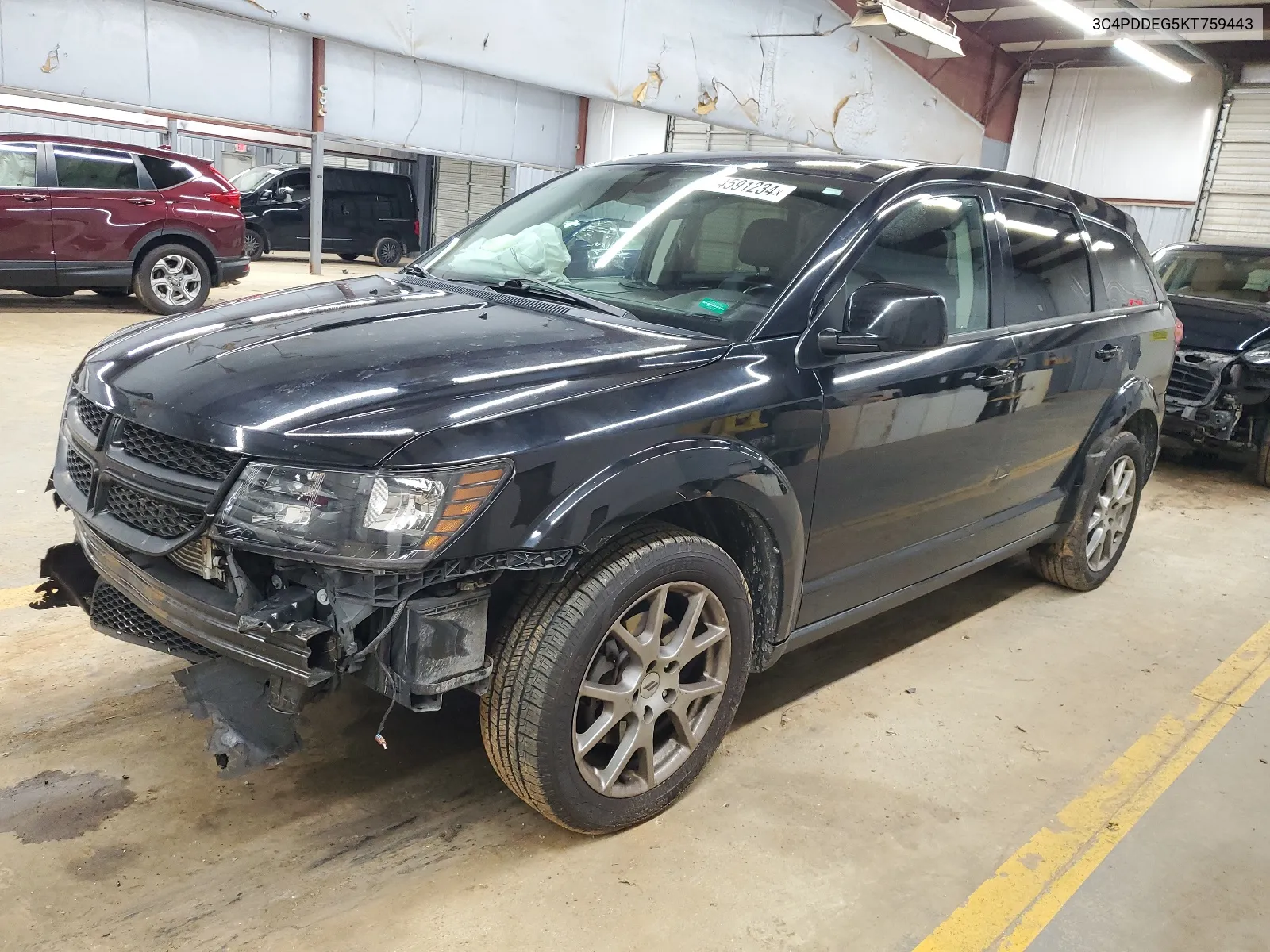 2019 Dodge Journey Gt VIN: 3C4PDDEG5KT759443 Lot: 64591234