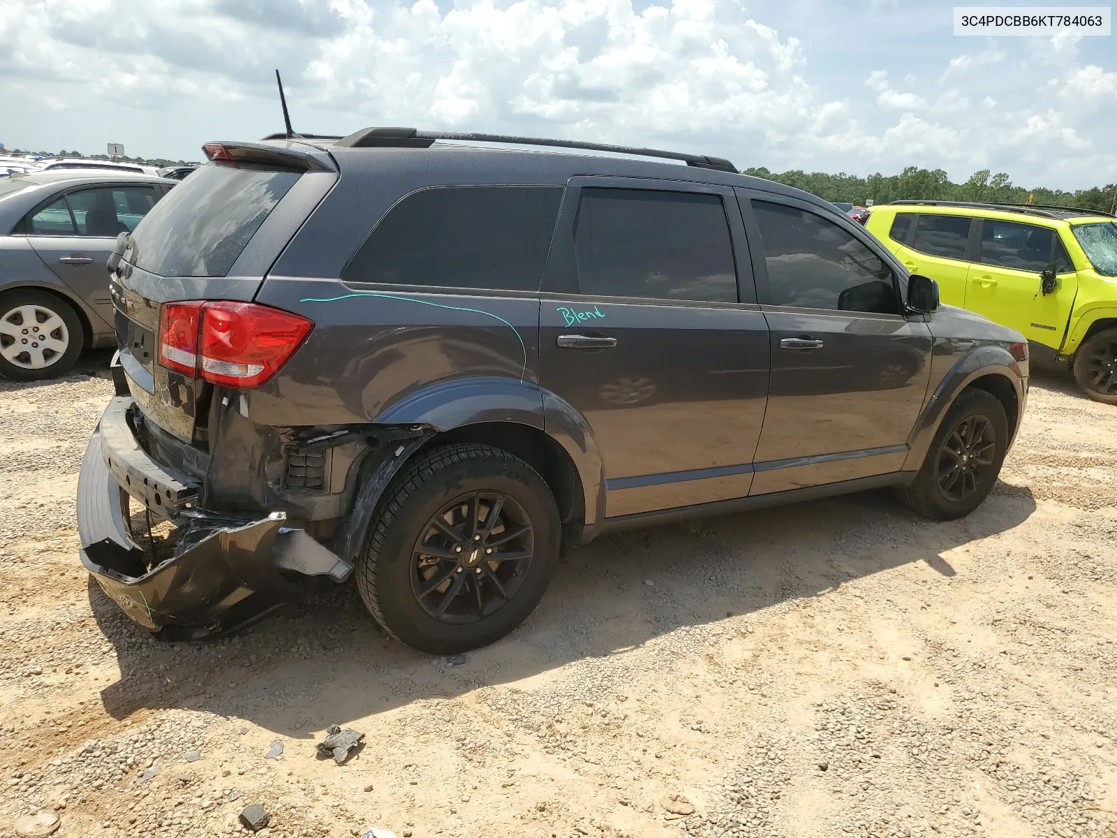 3C4PDCBB6KT784063 2019 Dodge Journey Se