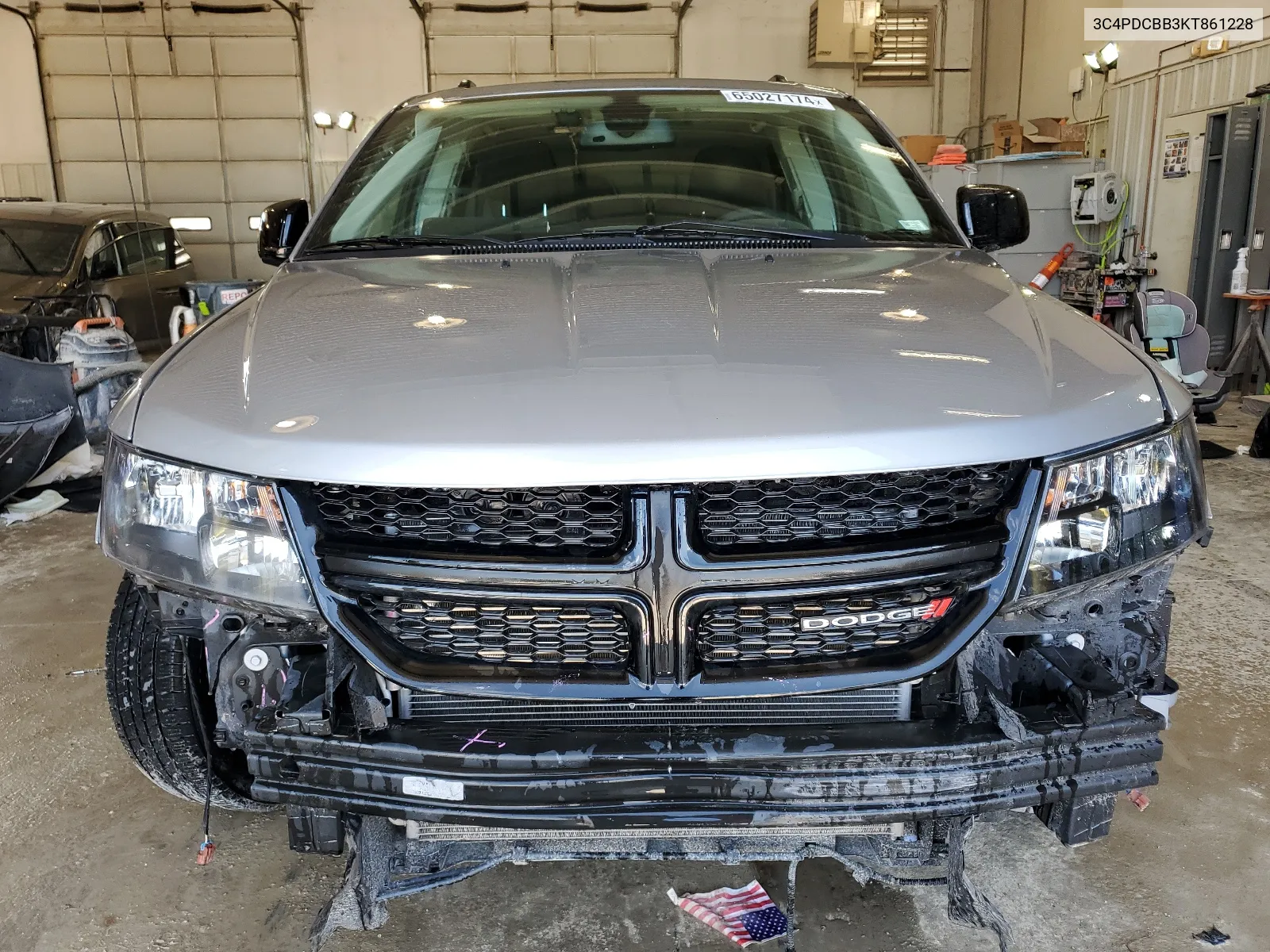 2019 Dodge Journey Se VIN: 3C4PDCBB3KT861228 Lot: 65027174