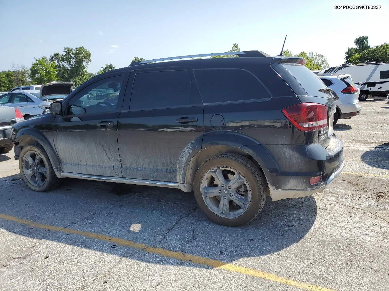 2019 Dodge Journey Crossroad VIN: 3C4PDCGG9KT803371 Lot: 65107694