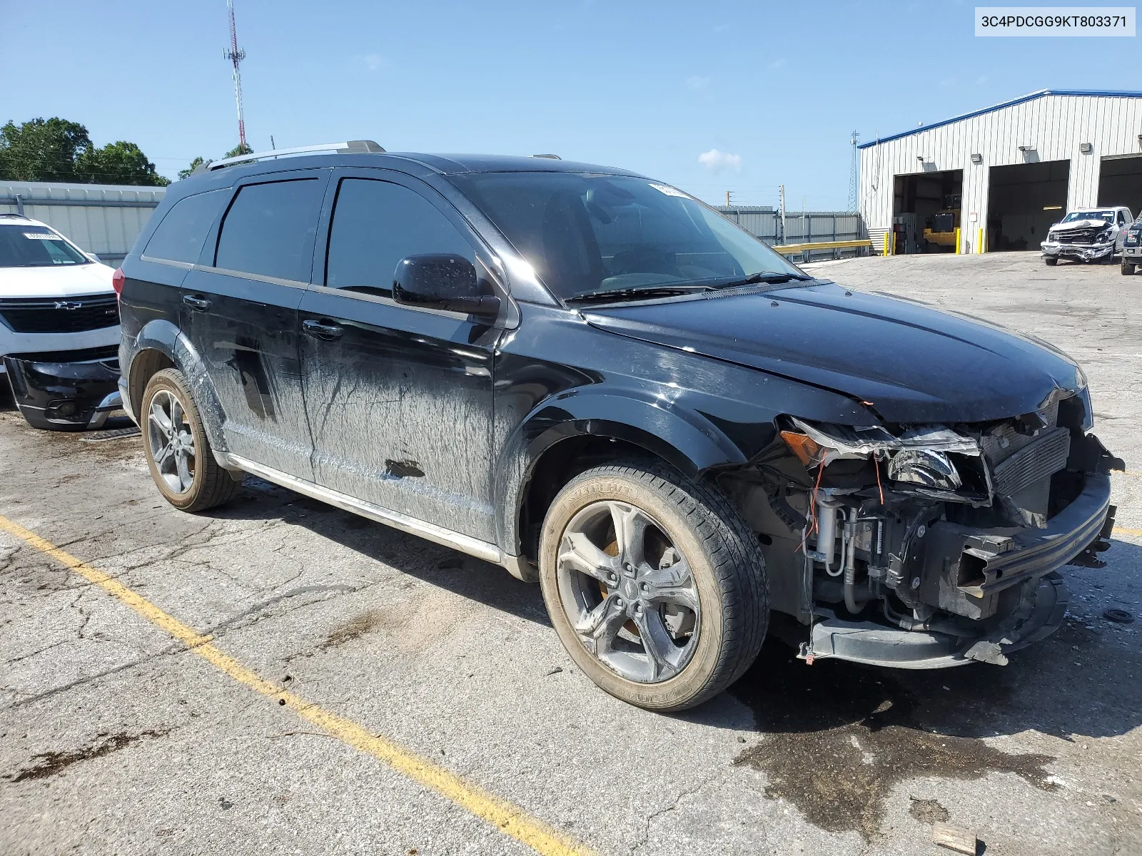 2019 Dodge Journey Crossroad VIN: 3C4PDCGG9KT803371 Lot: 65107694