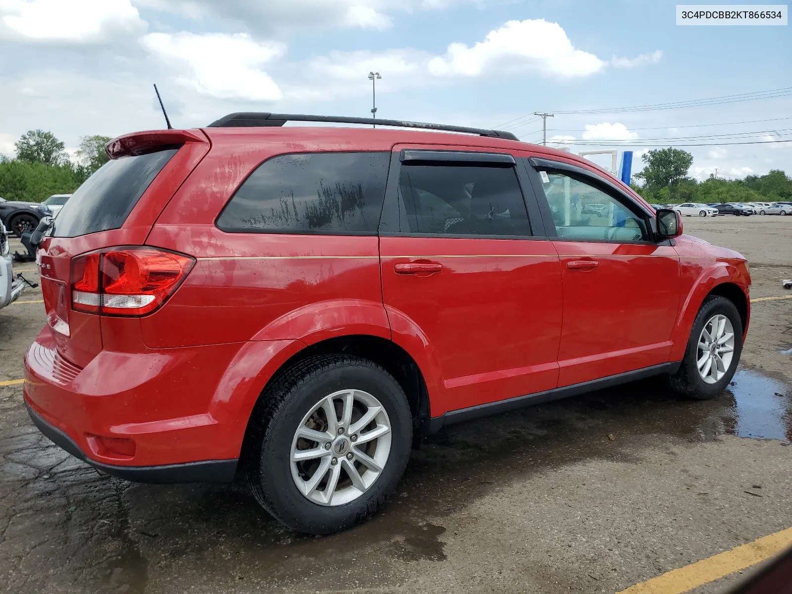 2019 Dodge Journey Se VIN: 3C4PDCBB2KT866534 Lot: 66210004