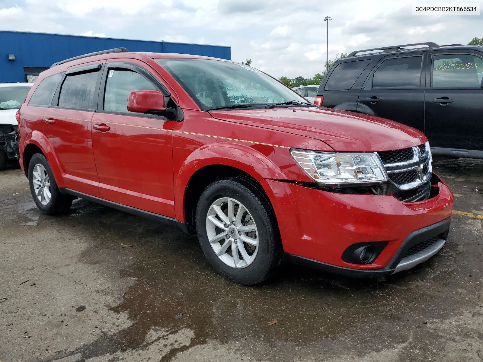 2019 Dodge Journey Se VIN: 3C4PDCBB2KT866534 Lot: 66210004