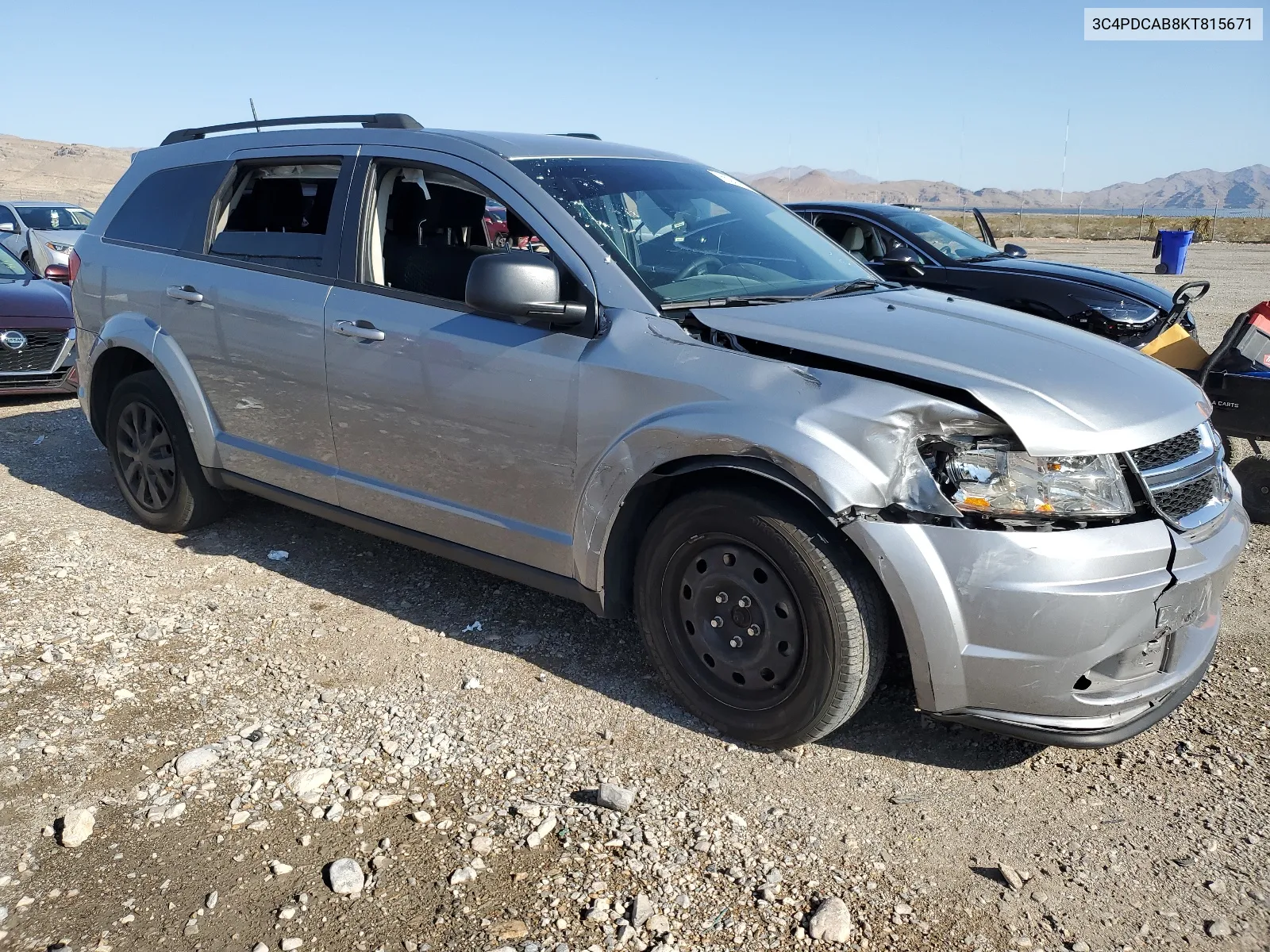 2019 Dodge Journey Se VIN: 3C4PDCAB8KT815671 Lot: 66214994