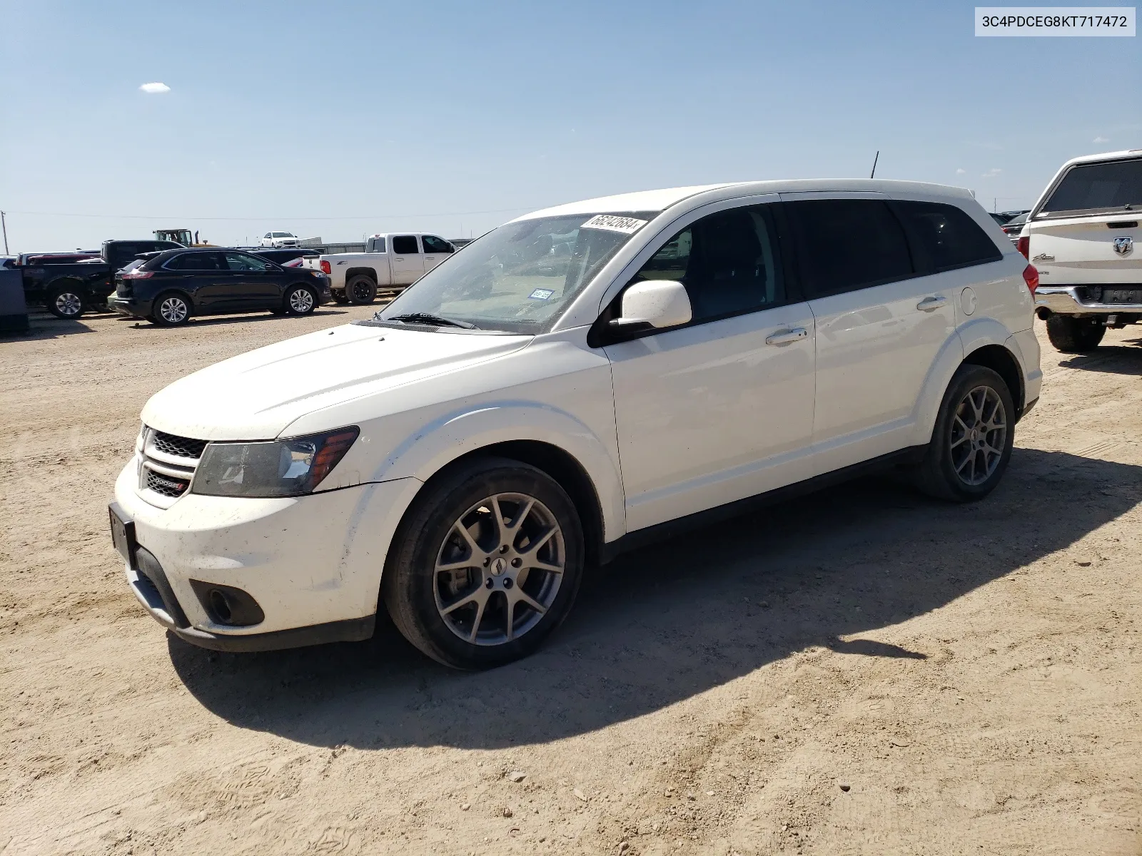 2019 Dodge Journey Gt VIN: 3C4PDCEG8KT717472 Lot: 66242684