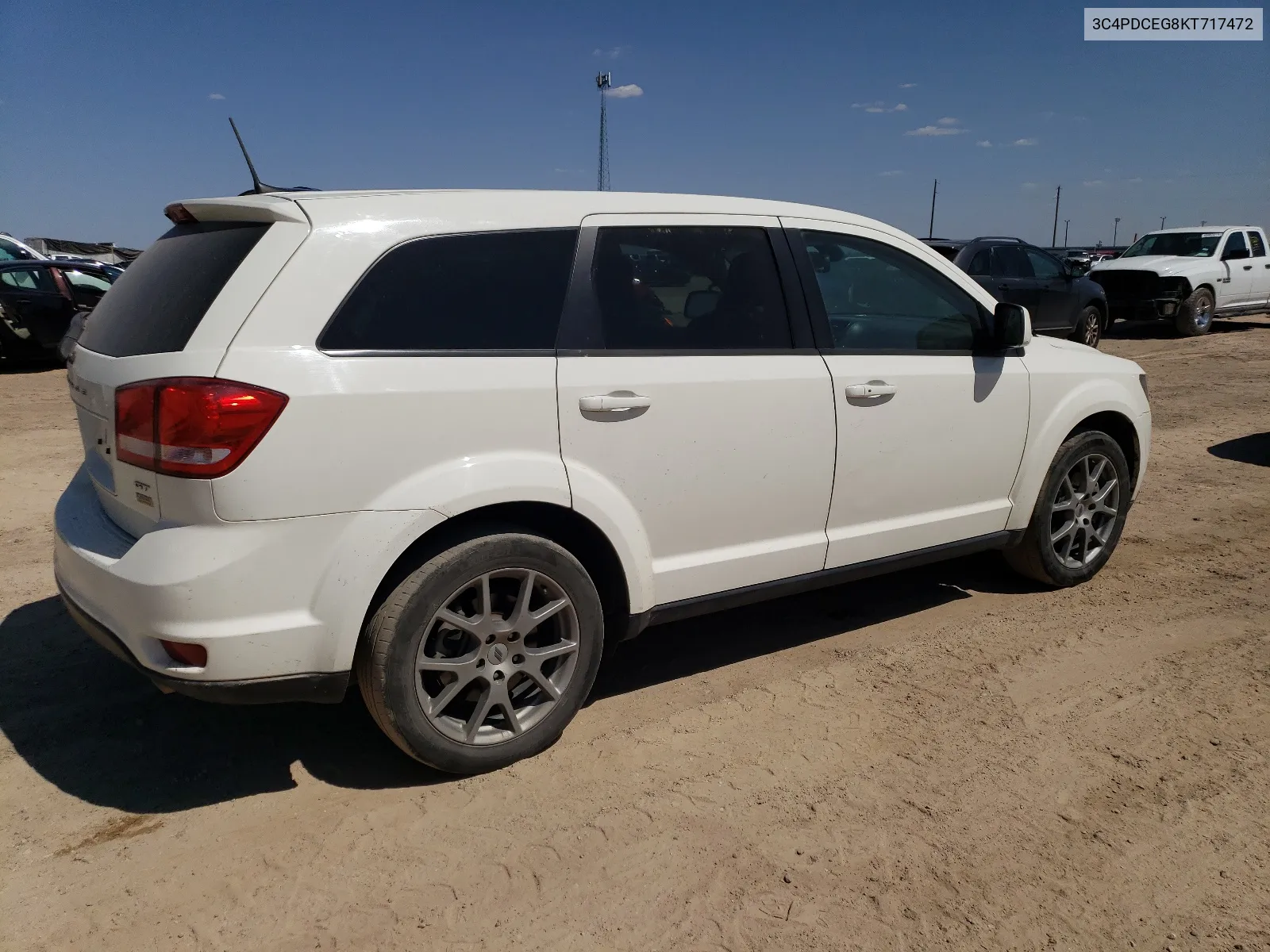 2019 Dodge Journey Gt VIN: 3C4PDCEG8KT717472 Lot: 66242684