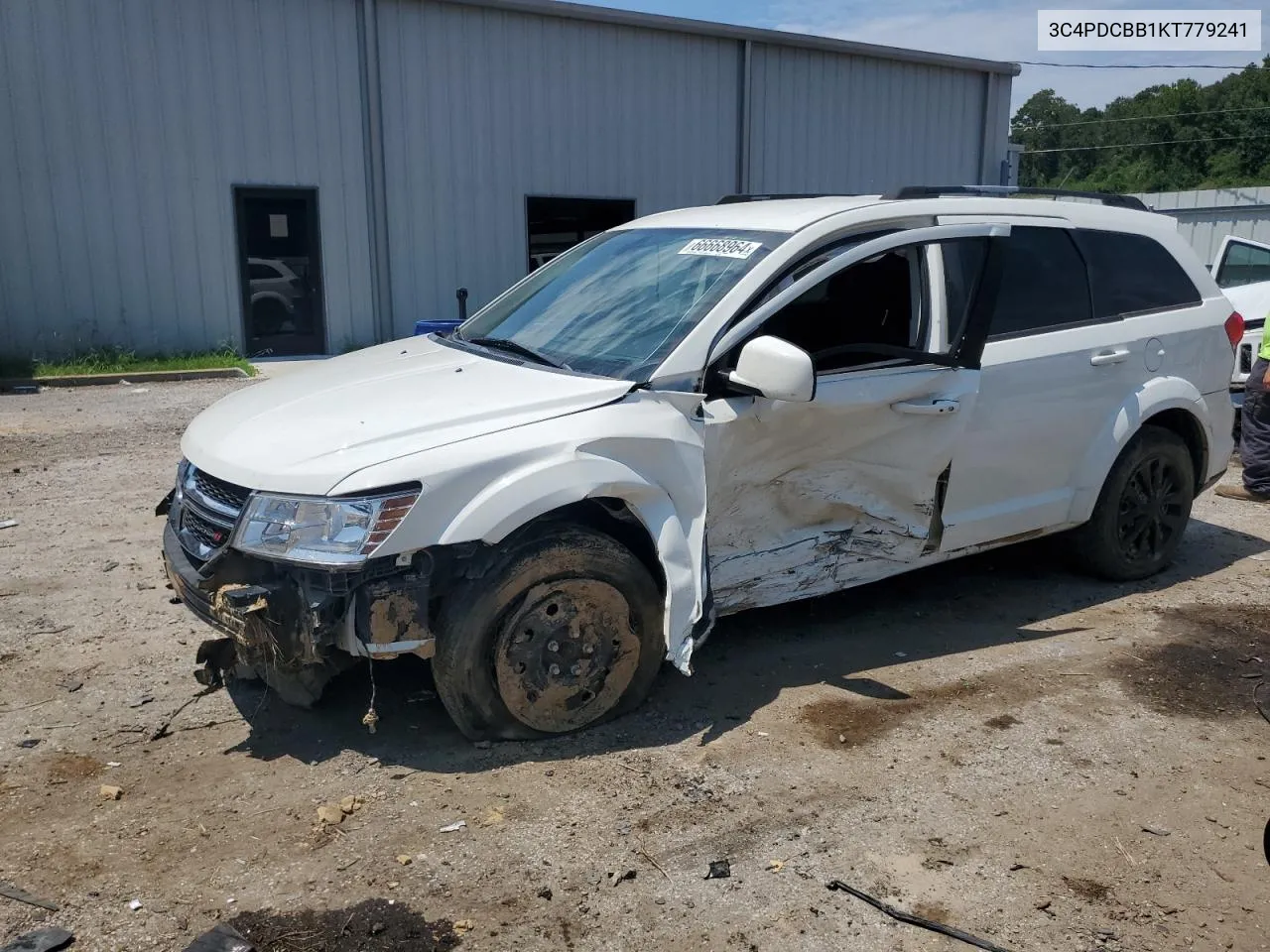 2019 Dodge Journey Se VIN: 3C4PDCBB1KT779241 Lot: 66668964