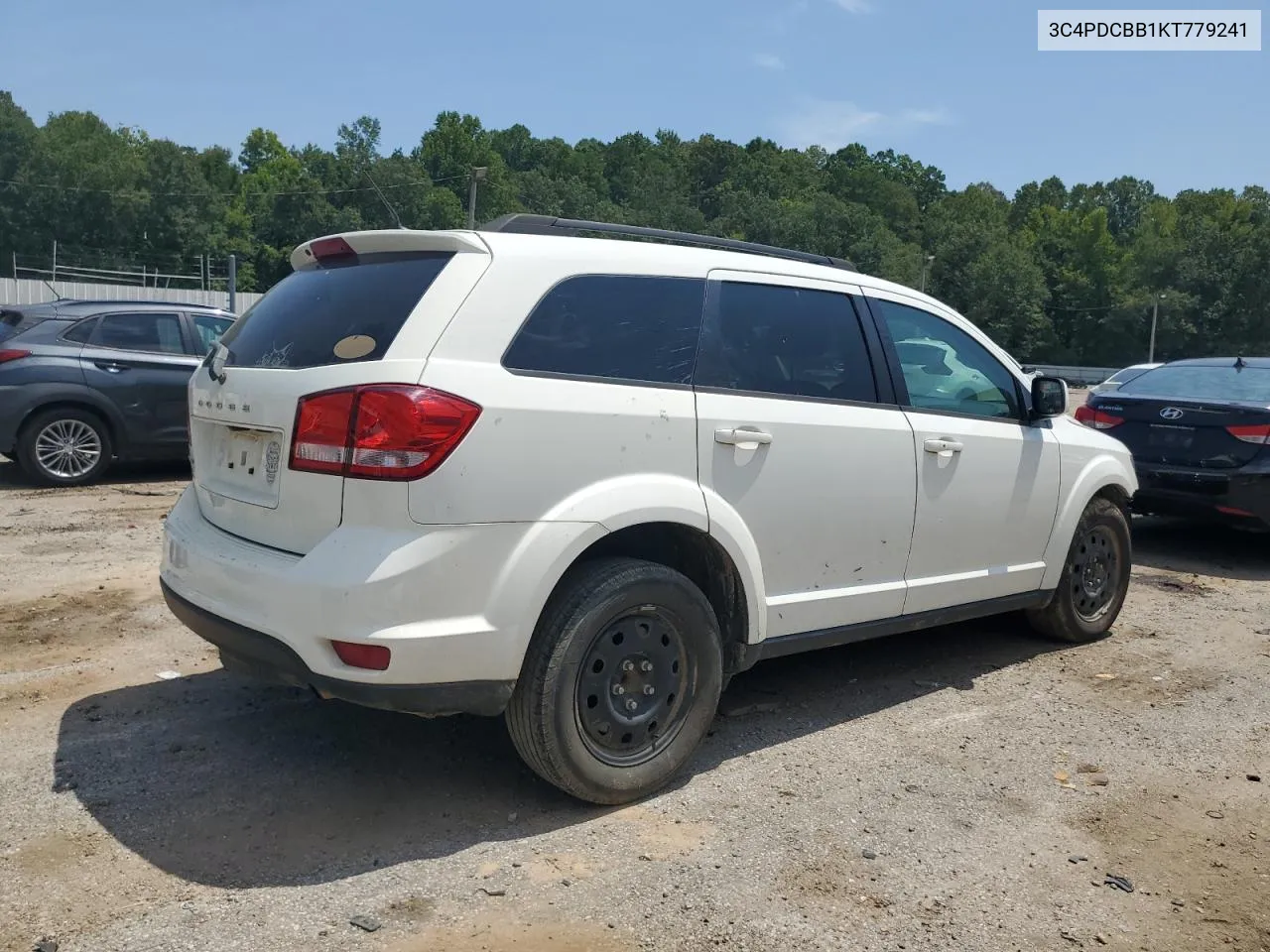 2019 Dodge Journey Se VIN: 3C4PDCBB1KT779241 Lot: 66668964