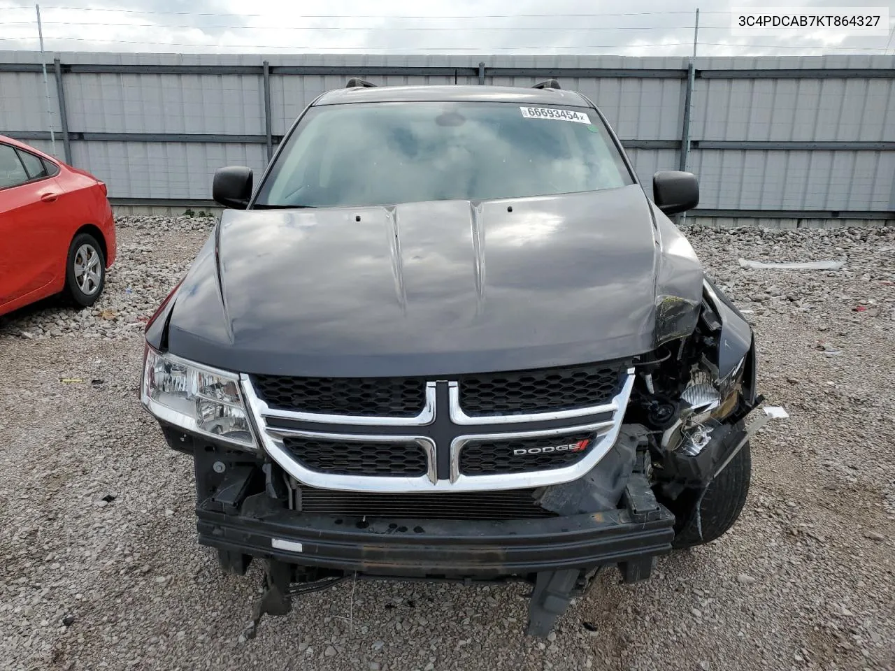 2019 Dodge Journey Se VIN: 3C4PDCAB7KT864327 Lot: 66693454