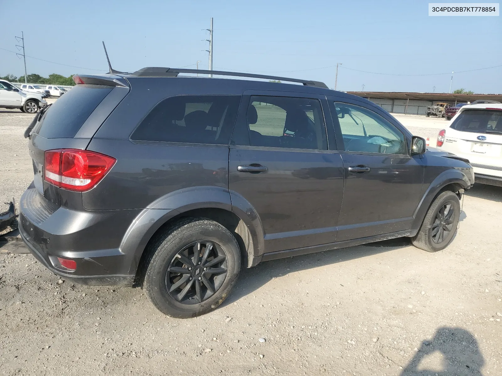 2019 Dodge Journey Se VIN: 3C4PDCBB7KT778854 Lot: 66823014