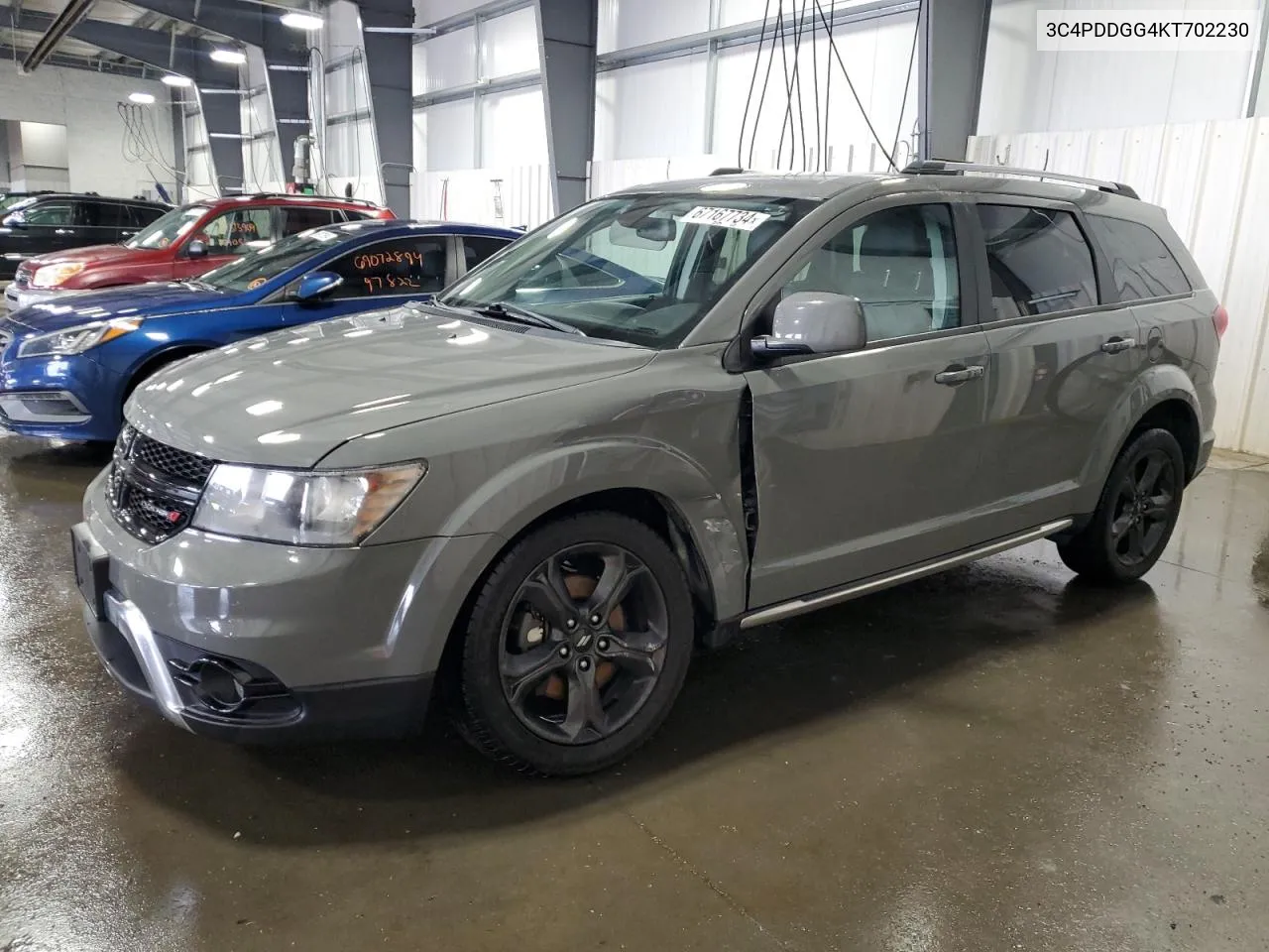 2019 Dodge Journey Crossroad VIN: 3C4PDDGG4KT702230 Lot: 67167734