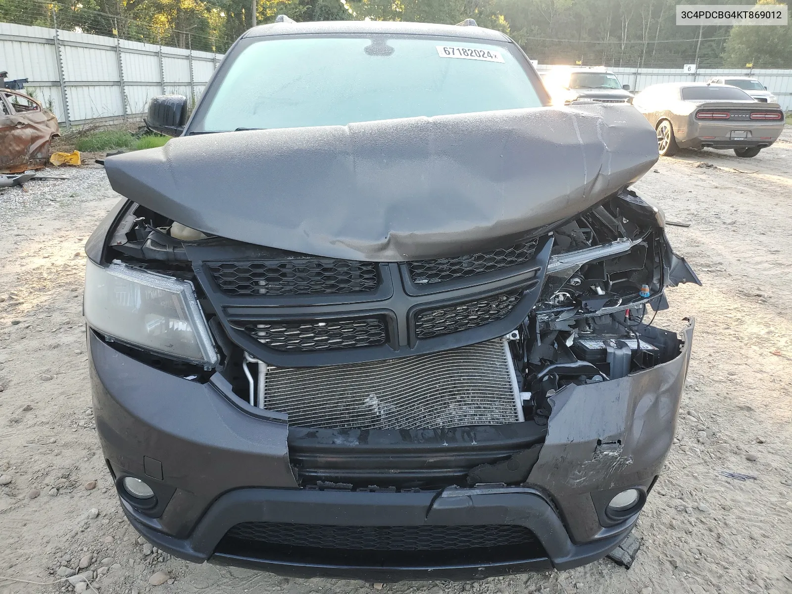 2019 Dodge Journey Se VIN: 3C4PDCBG4KT869012 Lot: 67182024