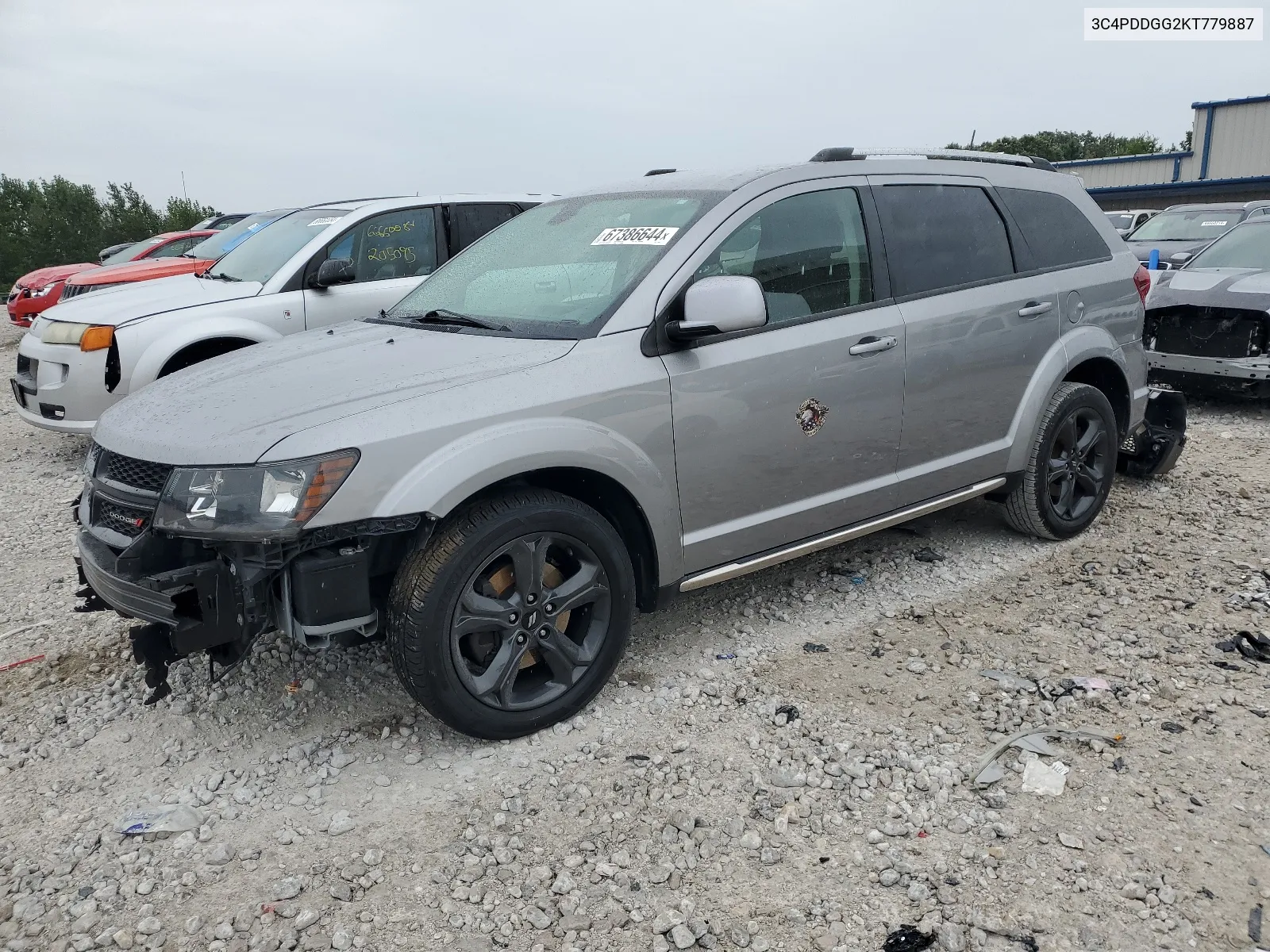 2019 Dodge Journey Crossroad VIN: 3C4PDDGG2KT779887 Lot: 67386644