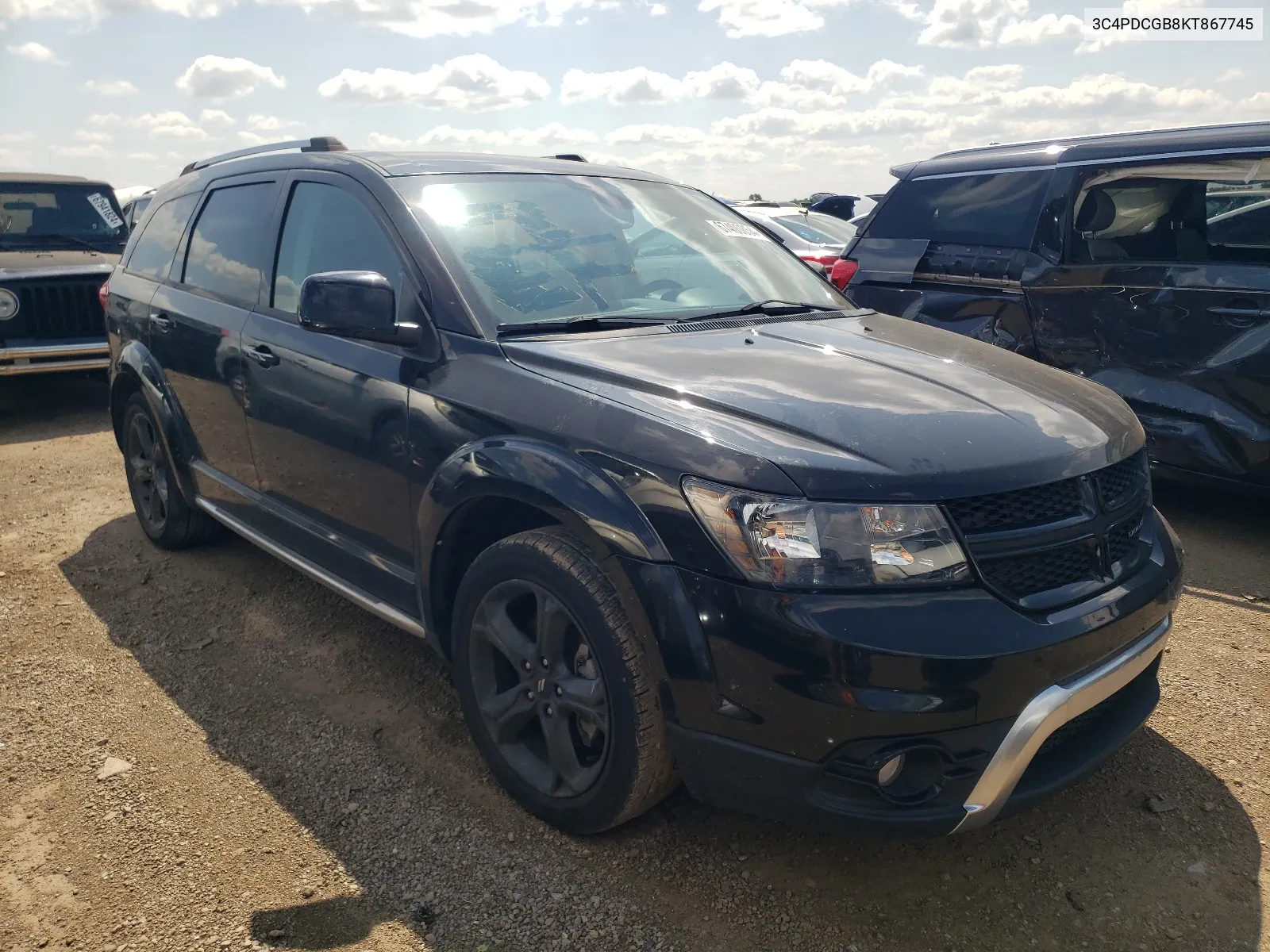 2019 Dodge Journey Crossroad VIN: 3C4PDCGB8KT867745 Lot: 67400854