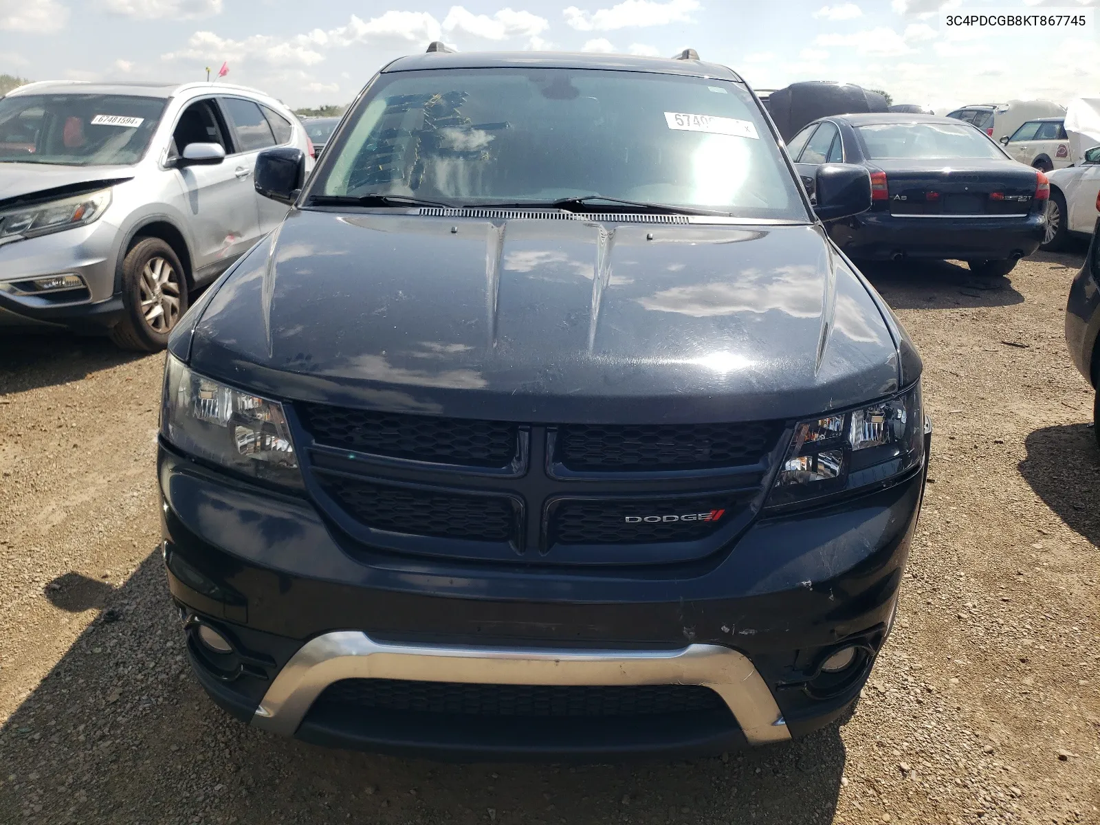 3C4PDCGB8KT867745 2019 Dodge Journey Crossroad