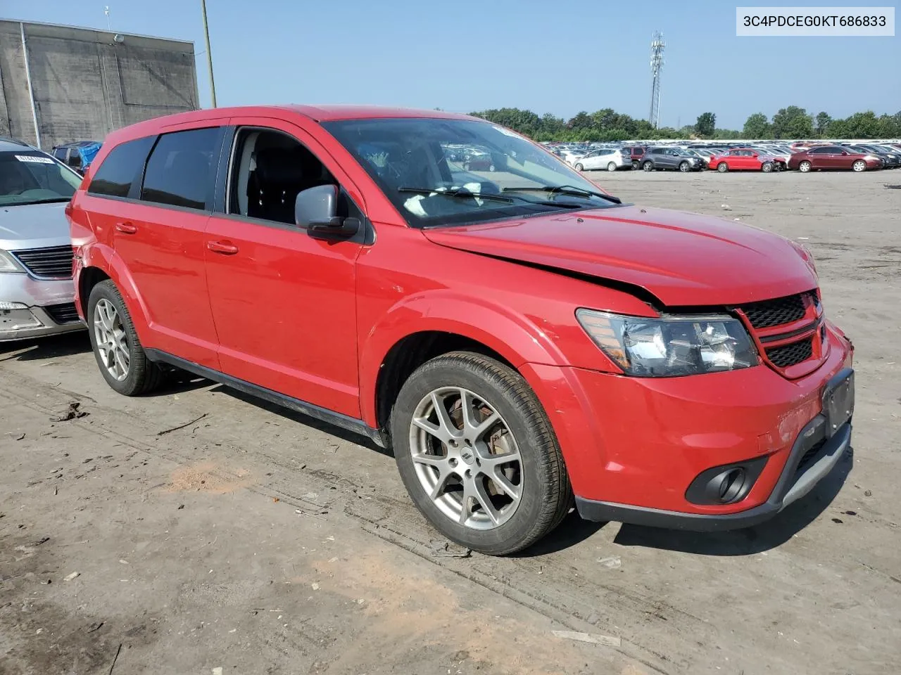 2019 Dodge Journey Gt VIN: 3C4PDCEG0KT686833 Lot: 67426764