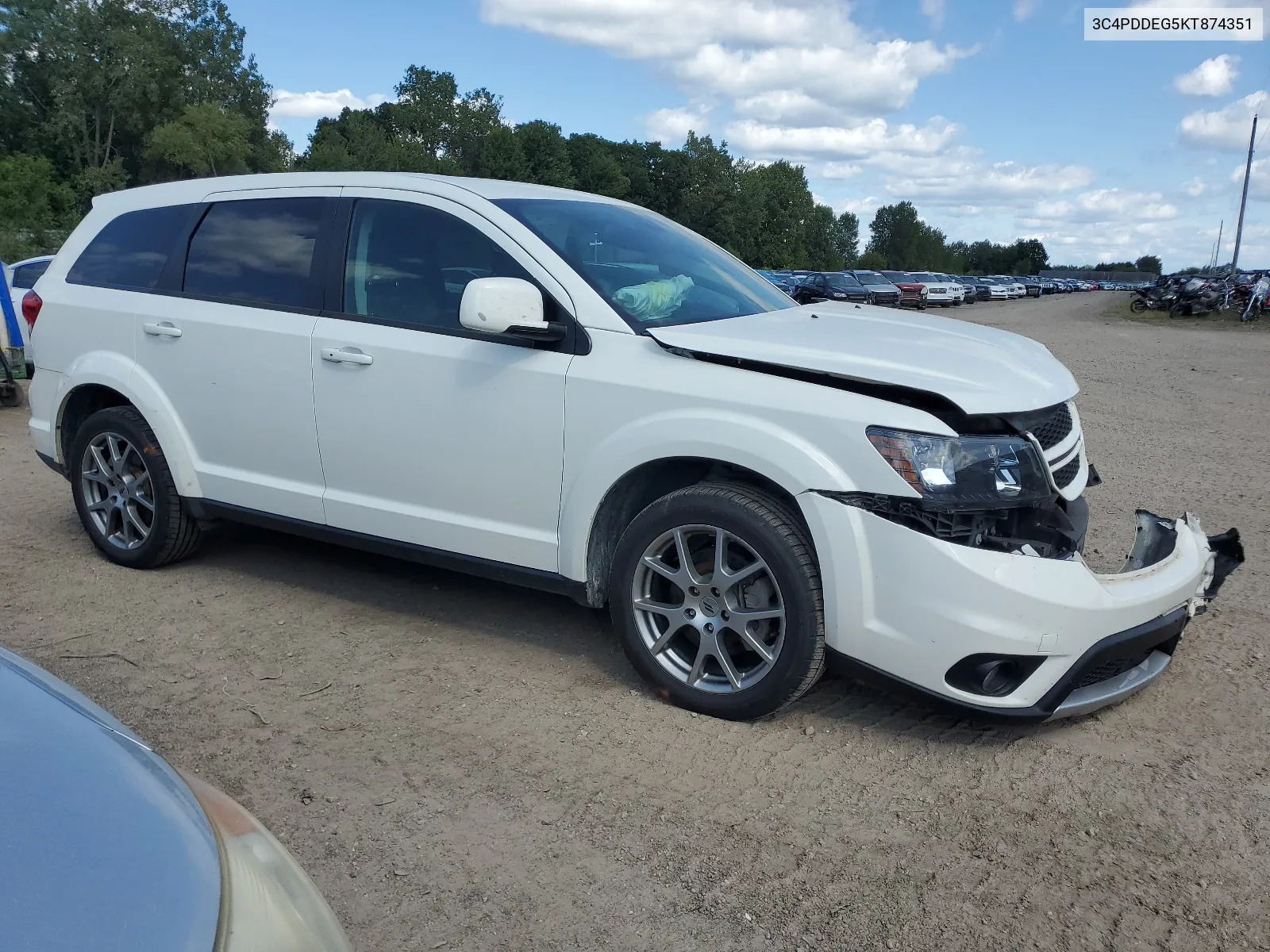 2019 Dodge Journey Gt VIN: 3C4PDDEG5KT874351 Lot: 67558814