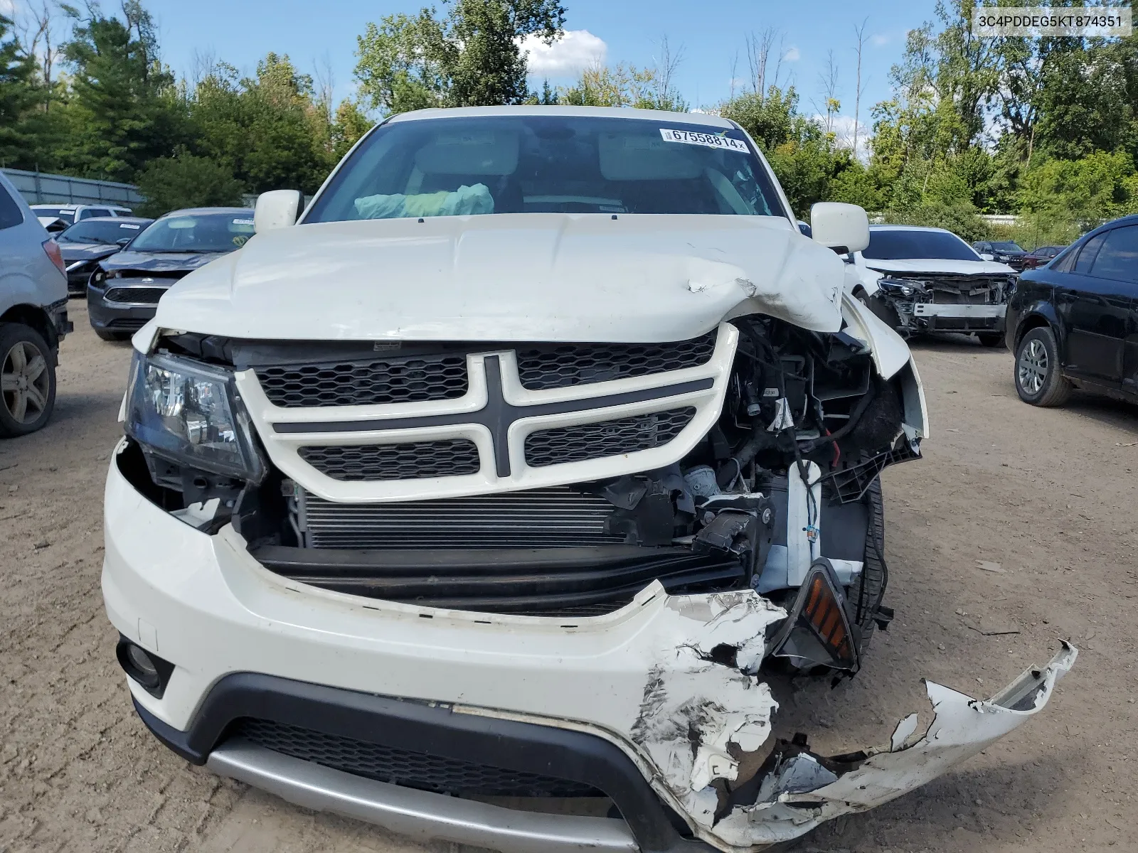 3C4PDDEG5KT874351 2019 Dodge Journey Gt