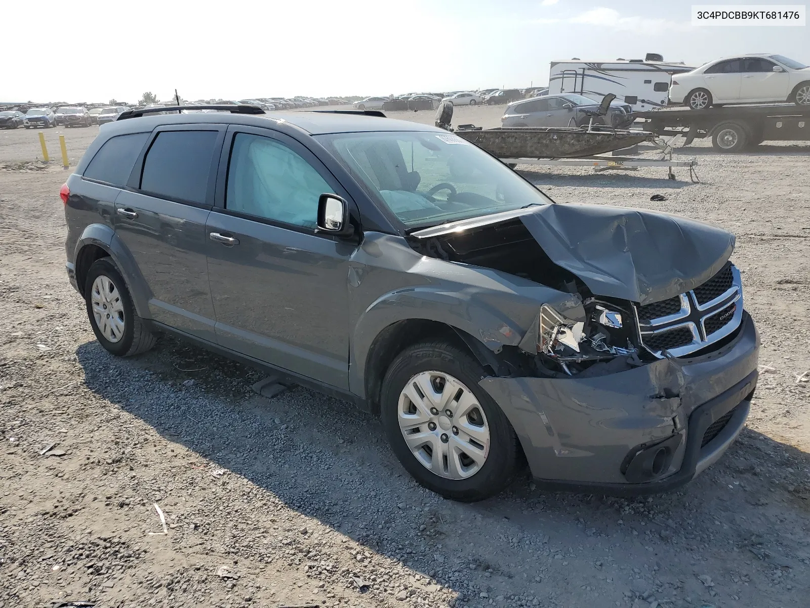 2019 Dodge Journey Se VIN: 3C4PDCBB9KT681476 Lot: 67608684