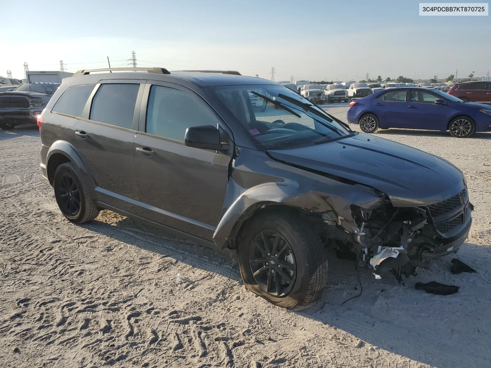 2019 Dodge Journey Se VIN: 3C4PDCBB7KT870725 Lot: 67746664