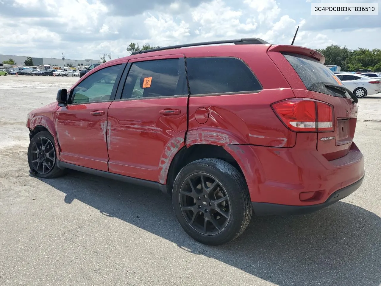 3C4PDCBB3KT836510 2019 Dodge Journey Se