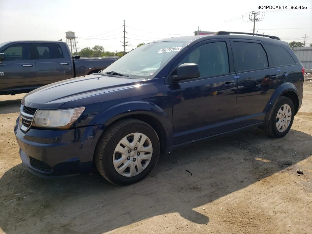 2019 Dodge Journey Se VIN: 3C4PDCAB1KT865456 Lot: 68226284