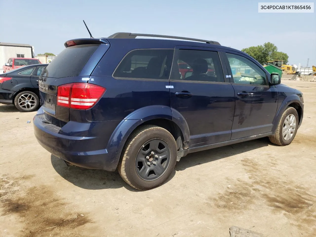 2019 Dodge Journey Se VIN: 3C4PDCAB1KT865456 Lot: 68226284