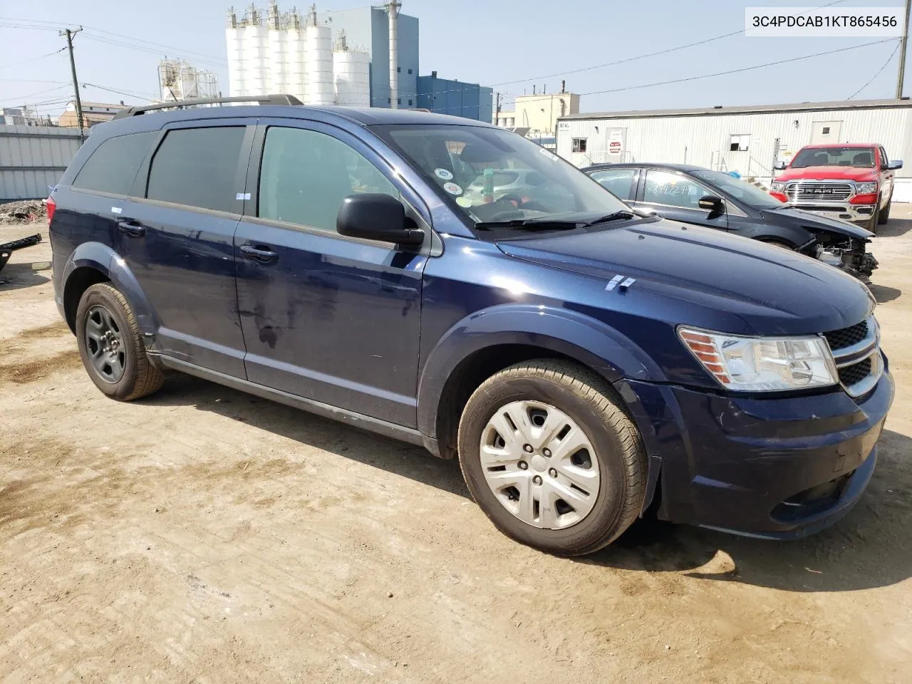 3C4PDCAB1KT865456 2019 Dodge Journey Se