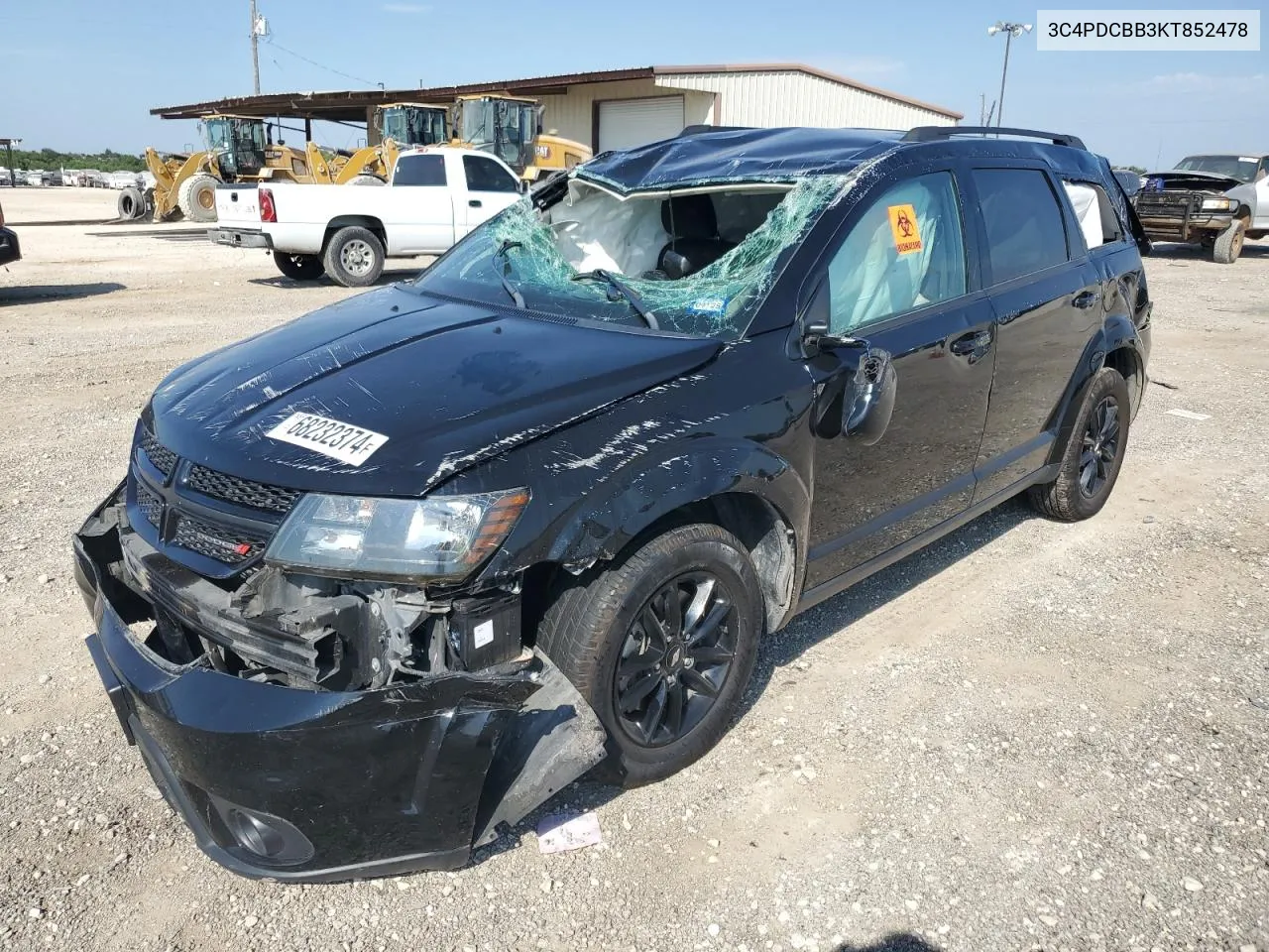 3C4PDCBB3KT852478 2019 Dodge Journey Se