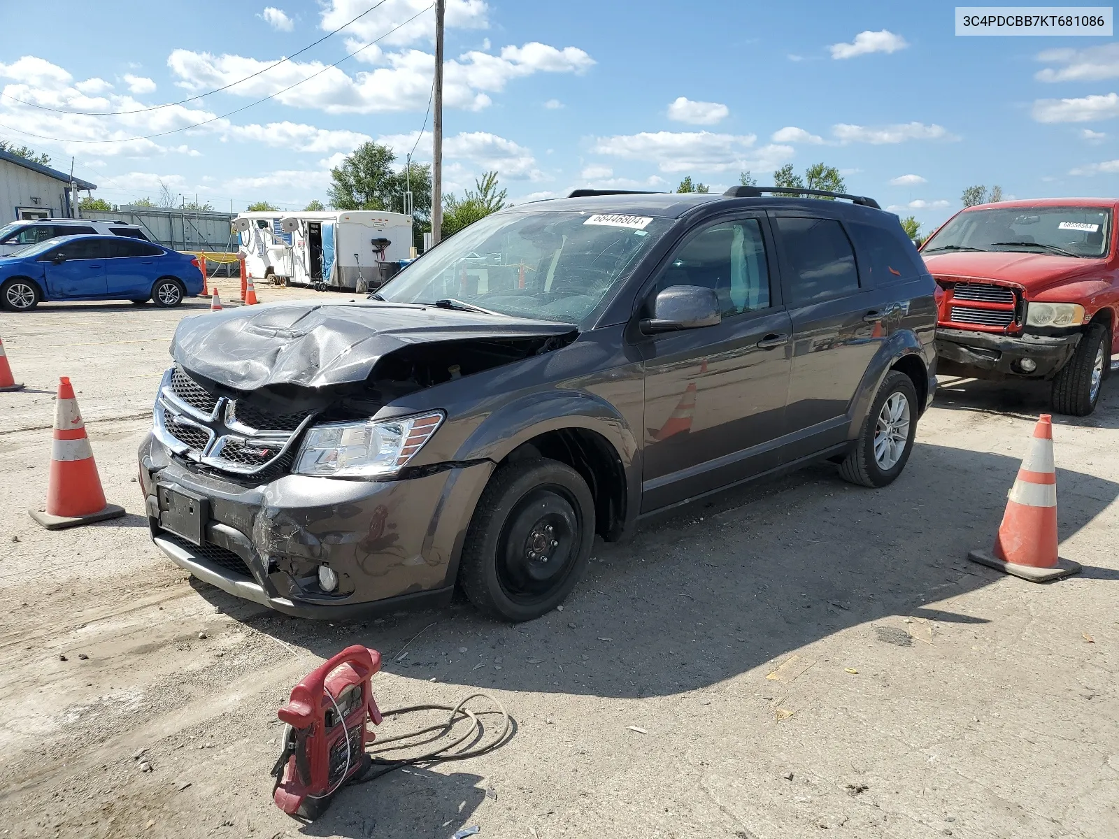 3C4PDCBB7KT681086 2019 Dodge Journey Se