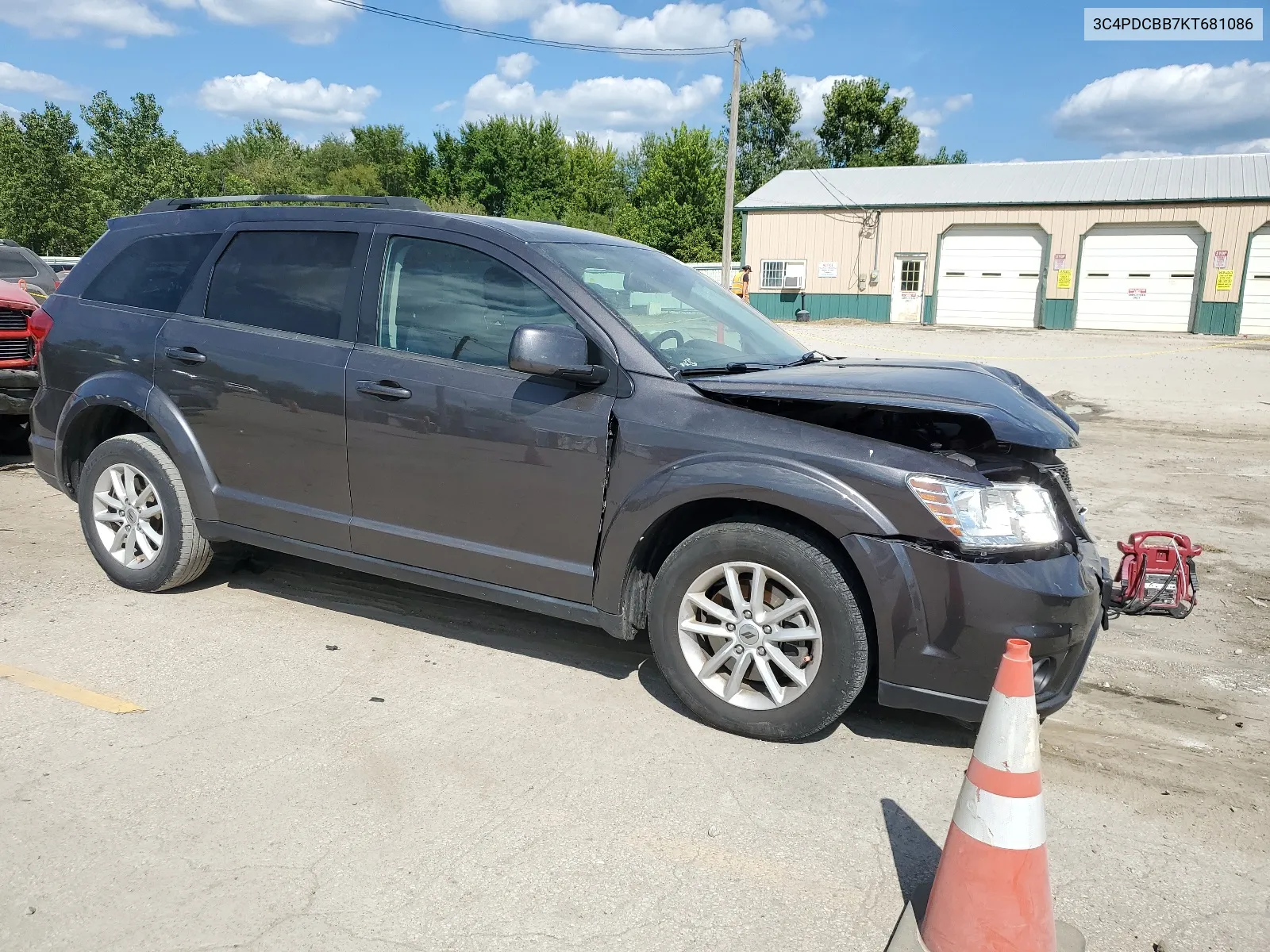 2019 Dodge Journey Se VIN: 3C4PDCBB7KT681086 Lot: 68446804