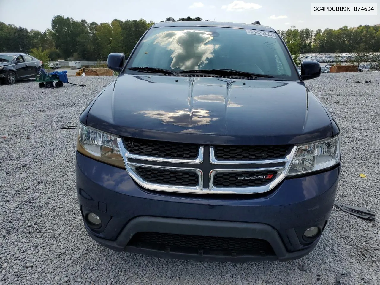 2019 Dodge Journey Se VIN: 3C4PDCBB9KT874694 Lot: 68826524