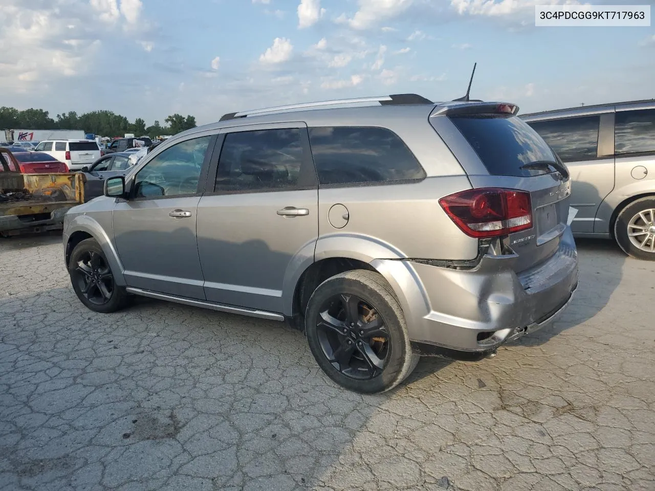 2019 Dodge Journey Crossroad VIN: 3C4PDCGG9KT717963 Lot: 68867284