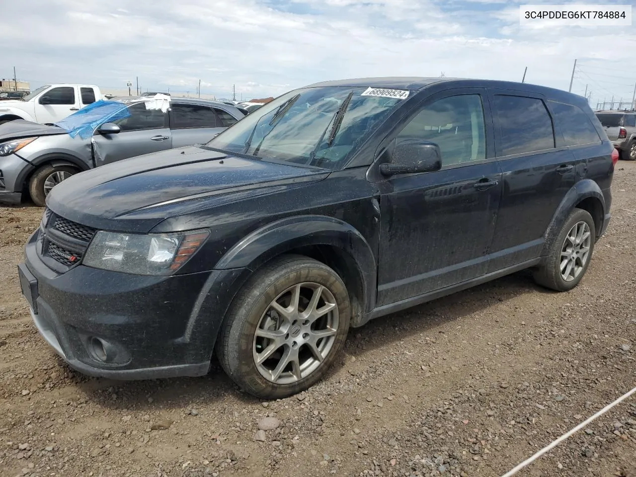 2019 Dodge Journey Gt VIN: 3C4PDDEG6KT784884 Lot: 68909524