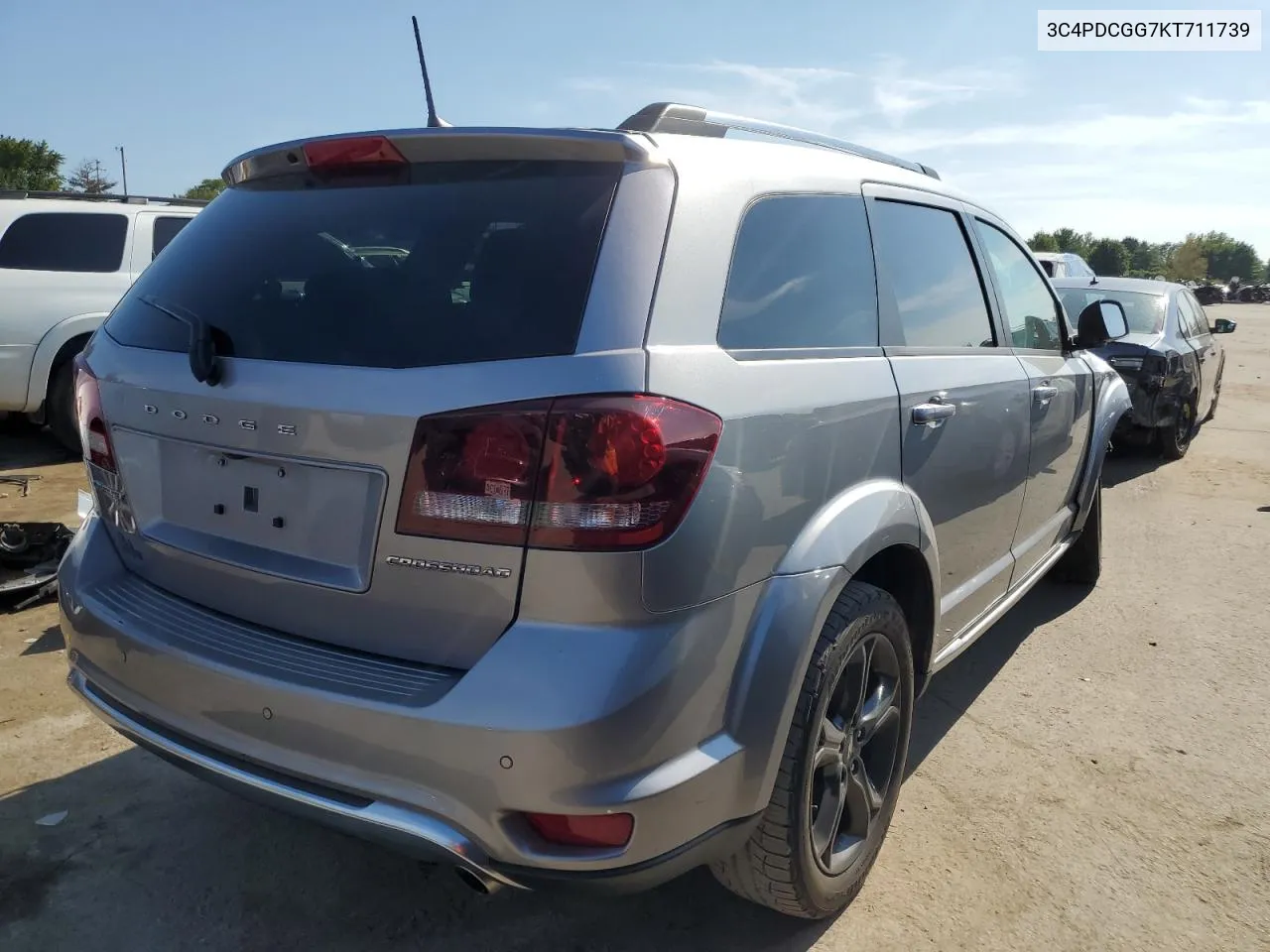 2019 Dodge Journey Crossroad VIN: 3C4PDCGG7KT711739 Lot: 68994784